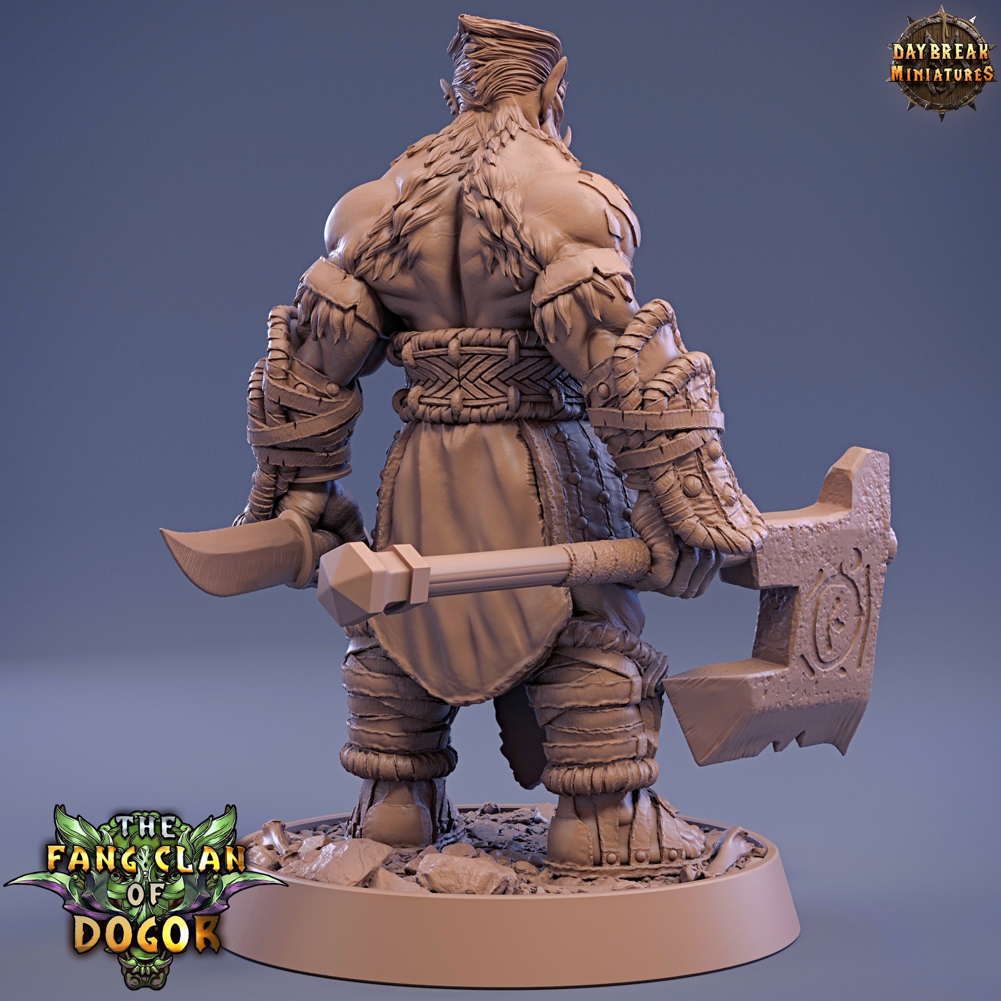 Grüne Haut – Gan'daal Rind, der Fang-Clan von Dogor, Daybreak Miniatures
