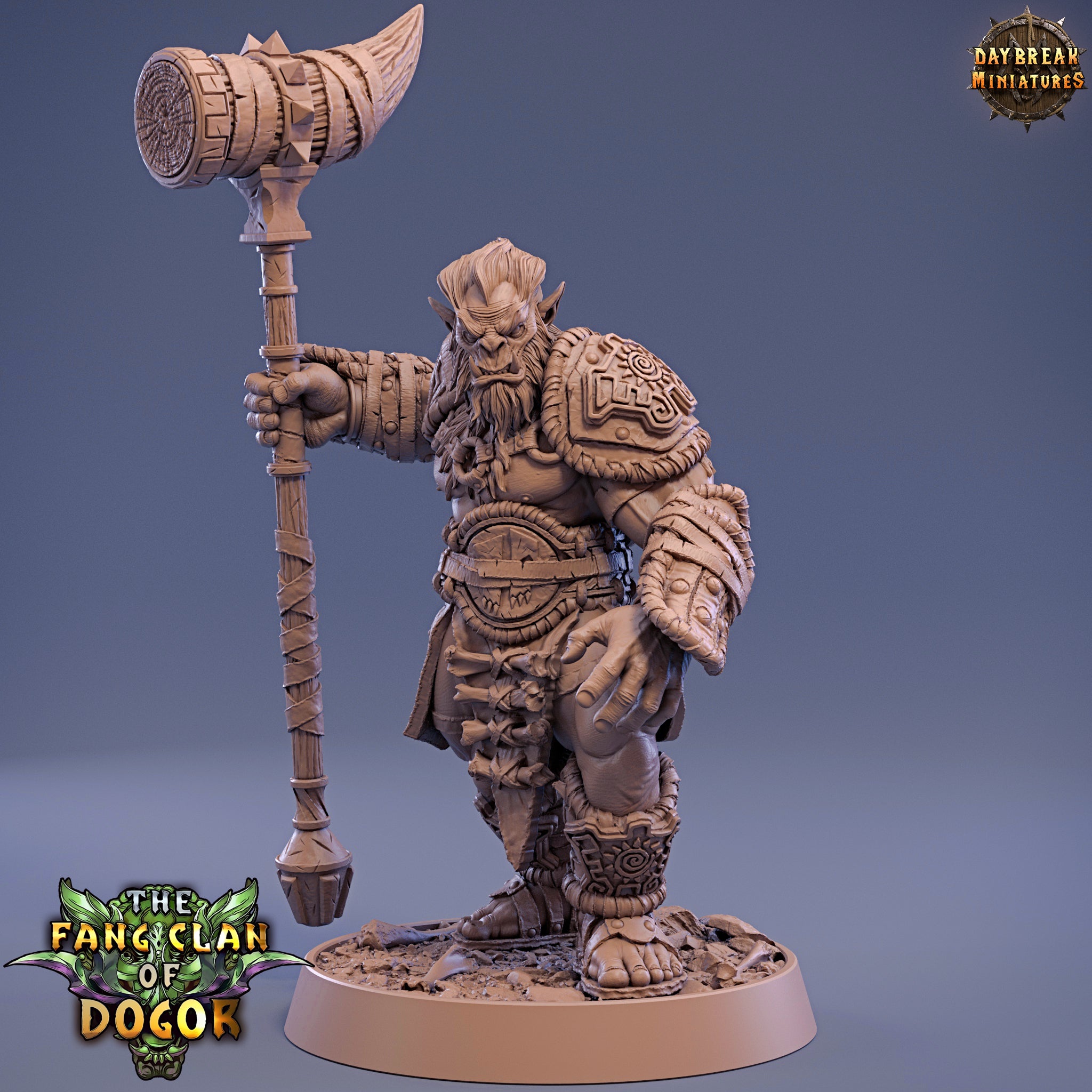Peau verte - Hook Hangri, Le clan Fang de Dogor, miniatures de l'aube