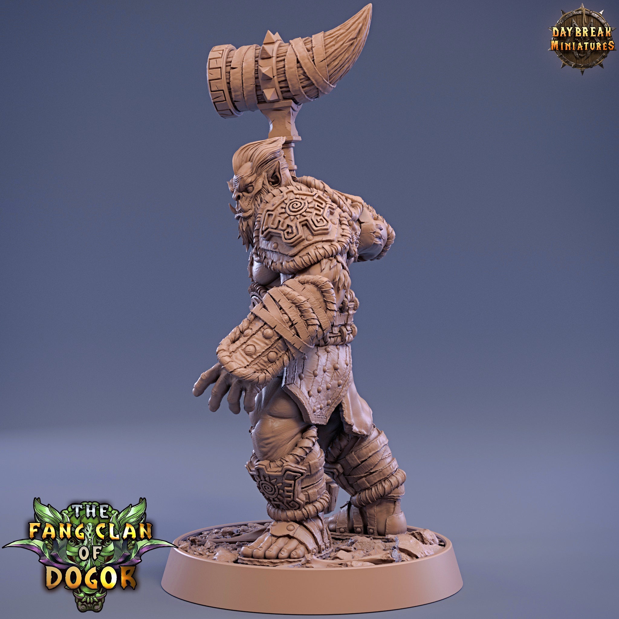 Peau verte - Hook Hangri, Le clan Fang de Dogor, miniatures de l'aube