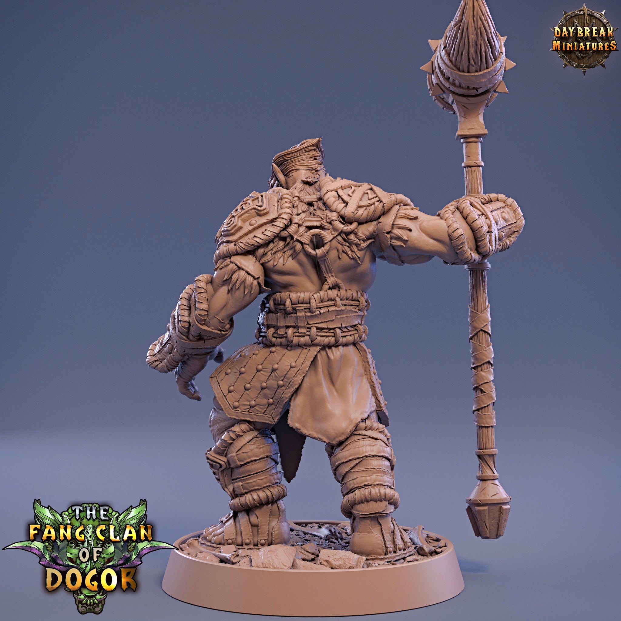 Peau verte - Hook Hangri, Le clan Fang de Dogor, miniatures de l'aube
