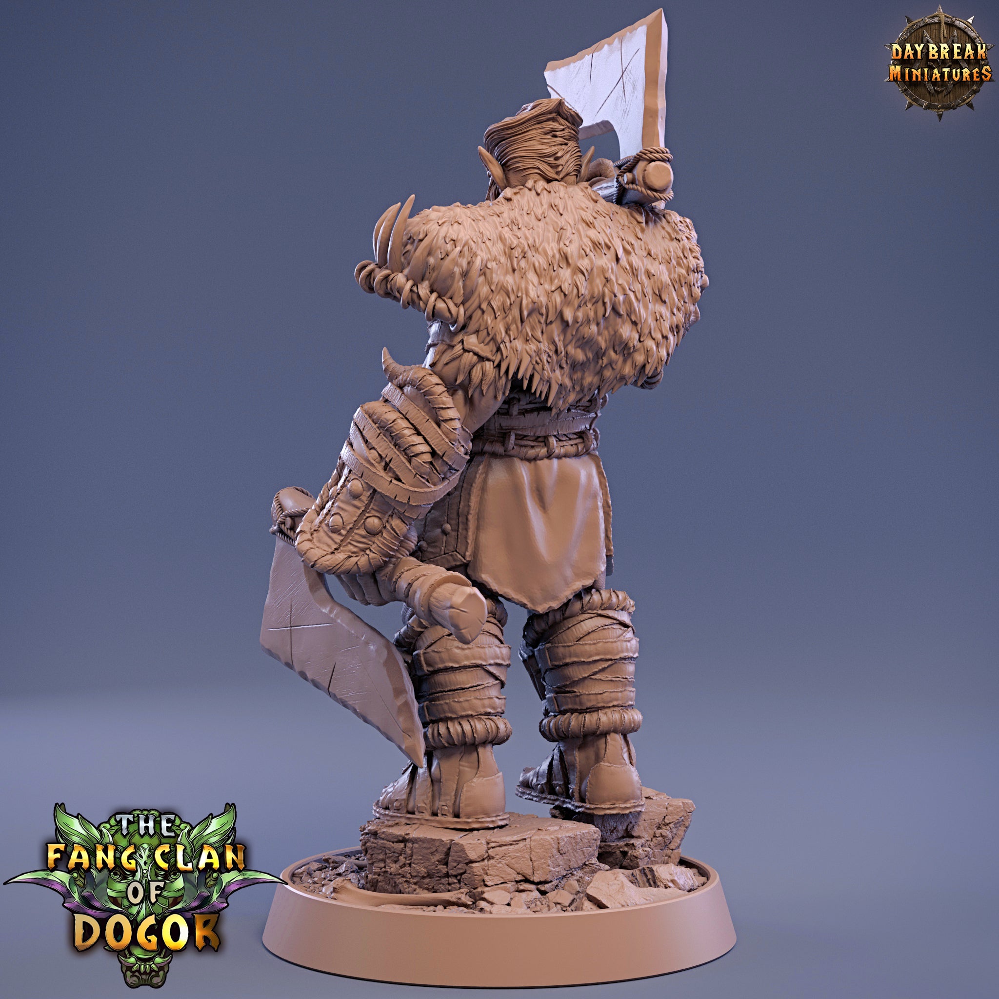 Grüne Haut - Kuu'ndran Bluntcleaver, Der Fang-Clan von Dogor, Daybreak Miniatures