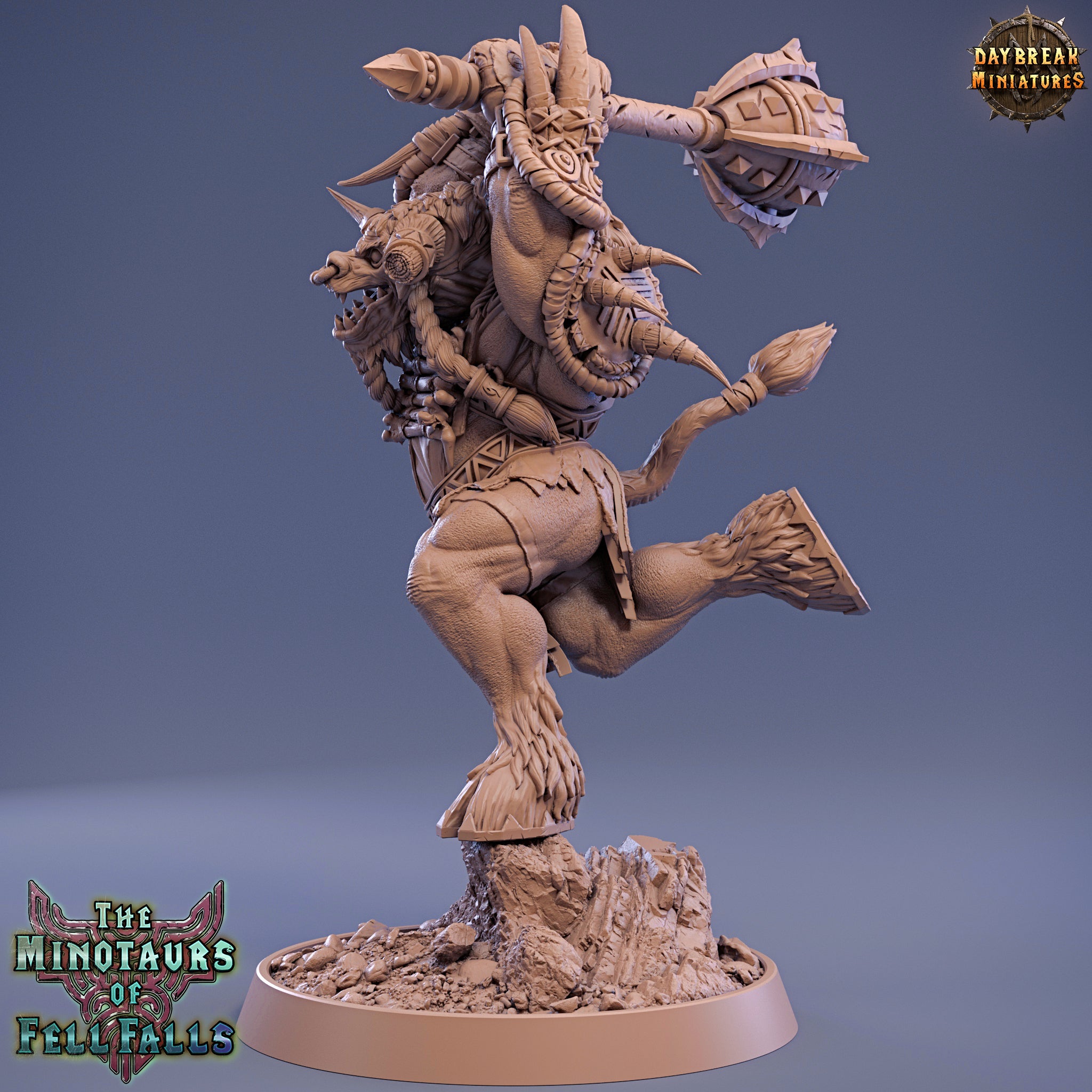 Beastmen - Marius Wrathbone, The Minotaurs of Fell Falls - Daybreak Miniatures