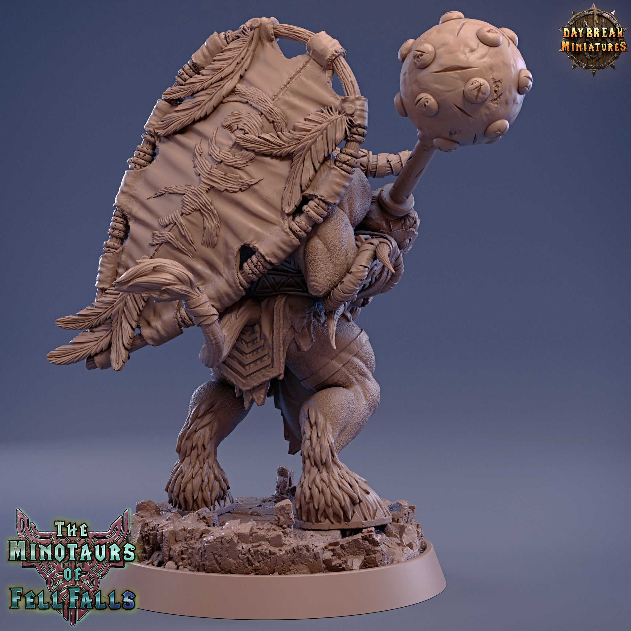Beastmen - Mercury Redflood, The Minotaurs of Fell Falls - Daybreak Miniatures