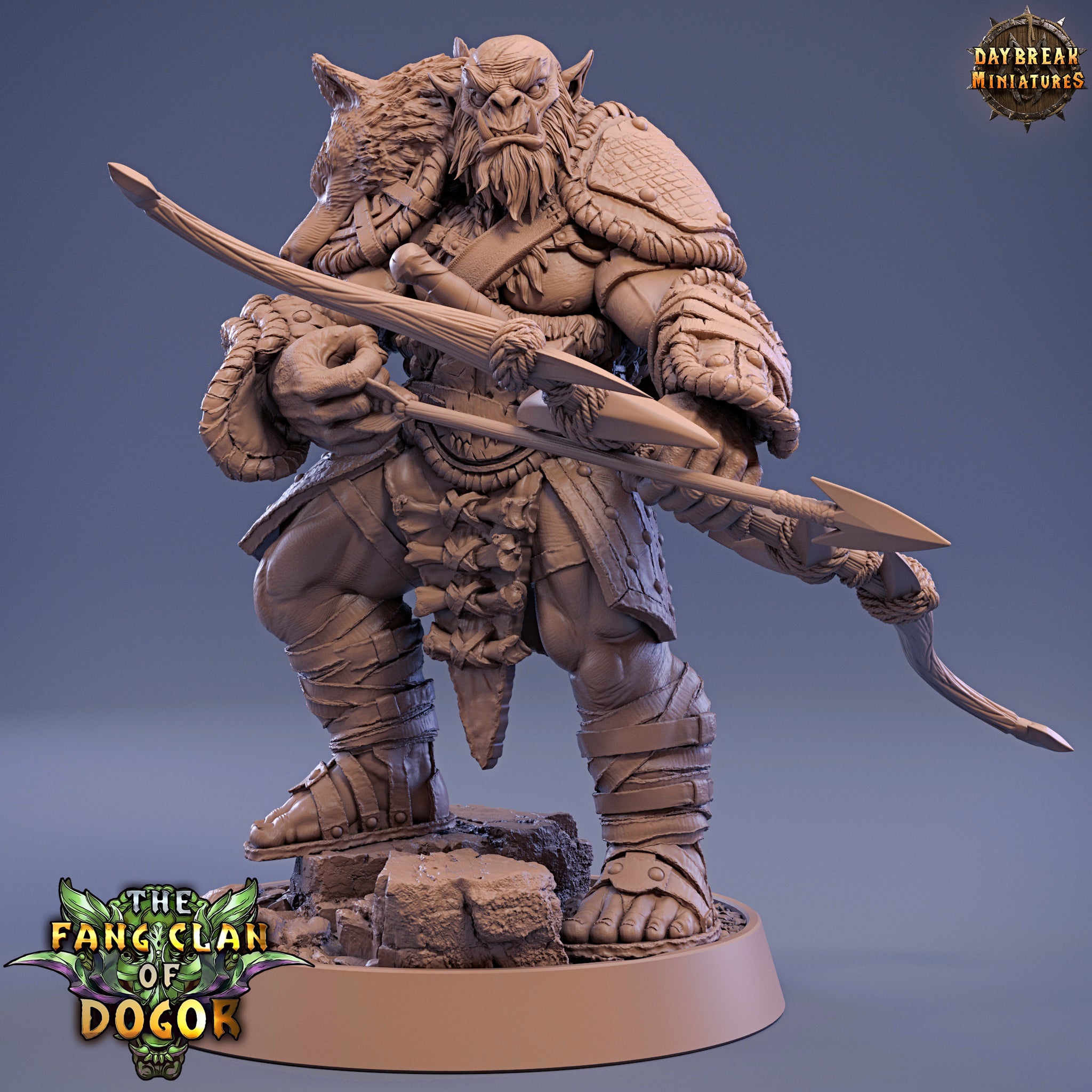 Green Skin - Senteis Problaa, The Fang Clan of Dogor - Daybreak Miniatures