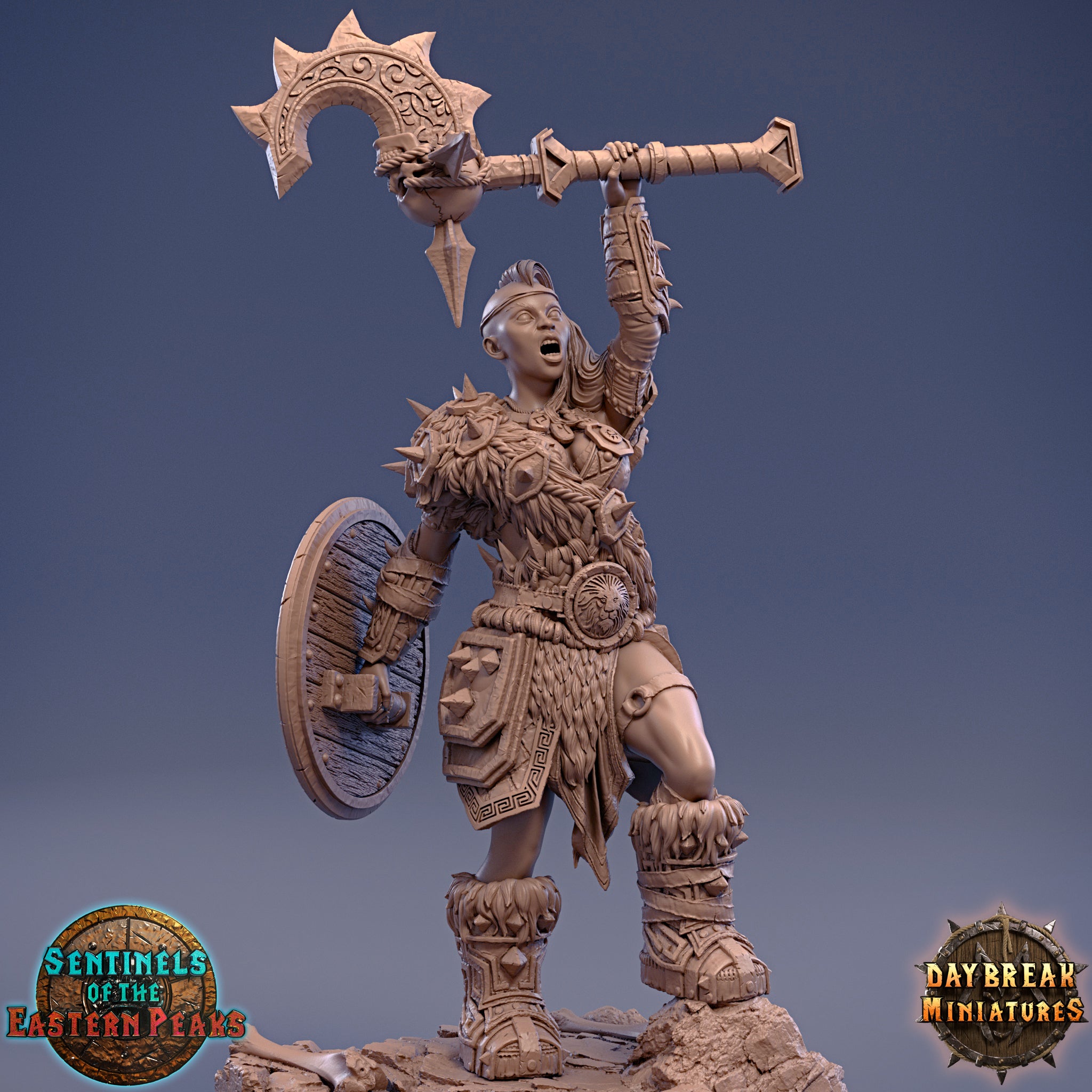 Wild hunters - Shima Orcbane, Sentinels of the Eastern Peaks, daybreak miniatures