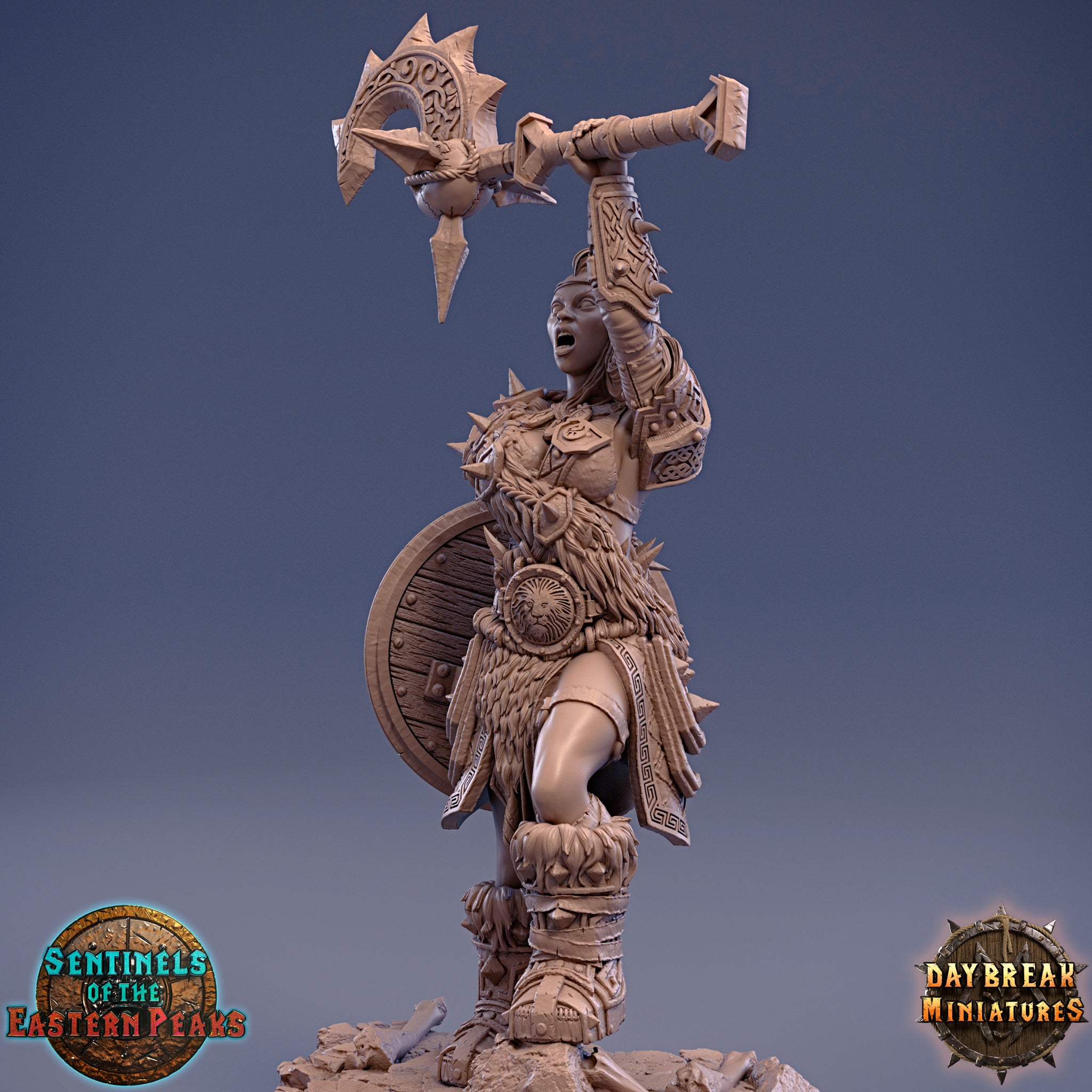 Wild hunters - Shima Orcbane, Sentinels of the Eastern Peaks, daybreak miniatures