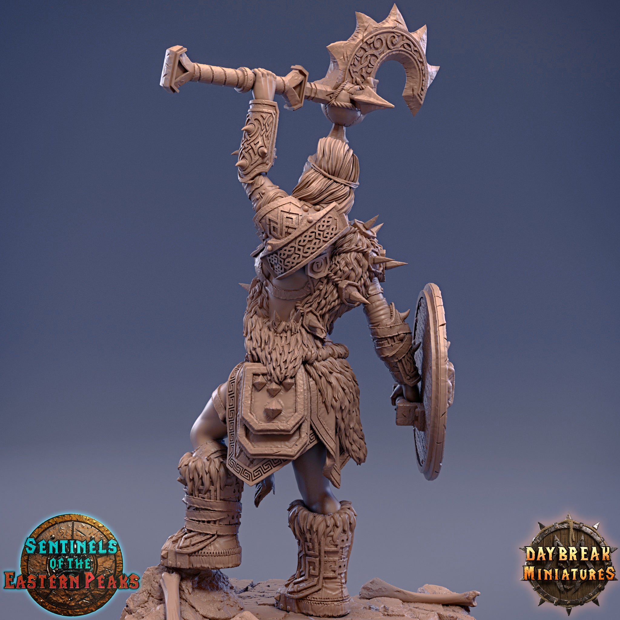 Wild hunters - Shima Orcbane, Sentinels of the Eastern Peaks, daybreak miniatures