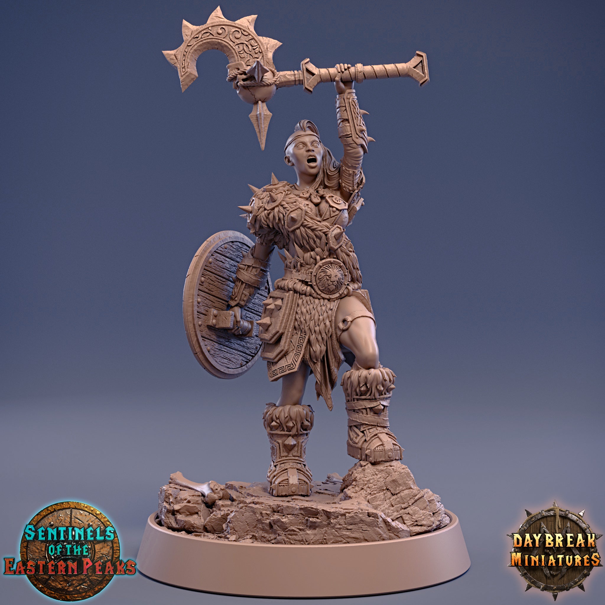 Wild hunters - Shima Orcbane, Sentinels of the Eastern Peaks, daybreak miniatures