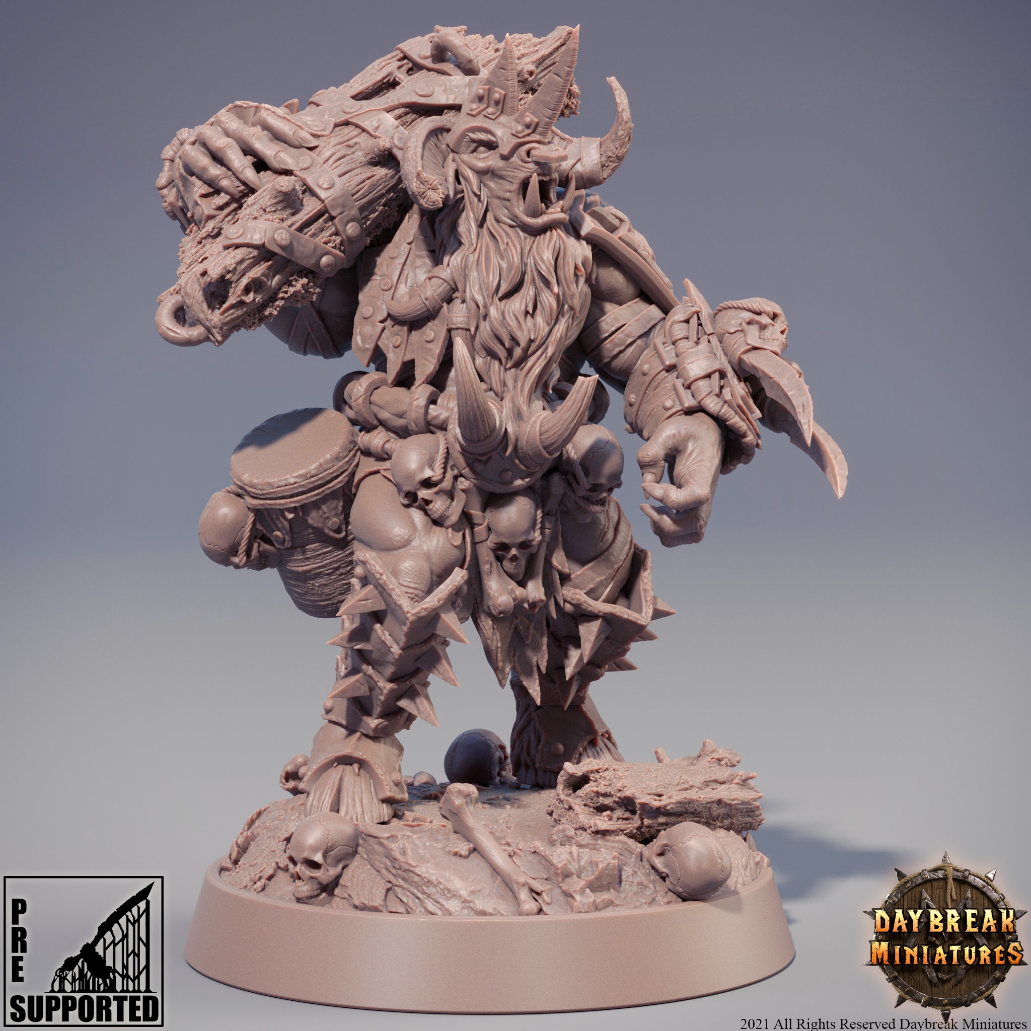 Beastmen - Slaagnaa, The Rawmen of Haarkanjaka - Daybreak Miniatures