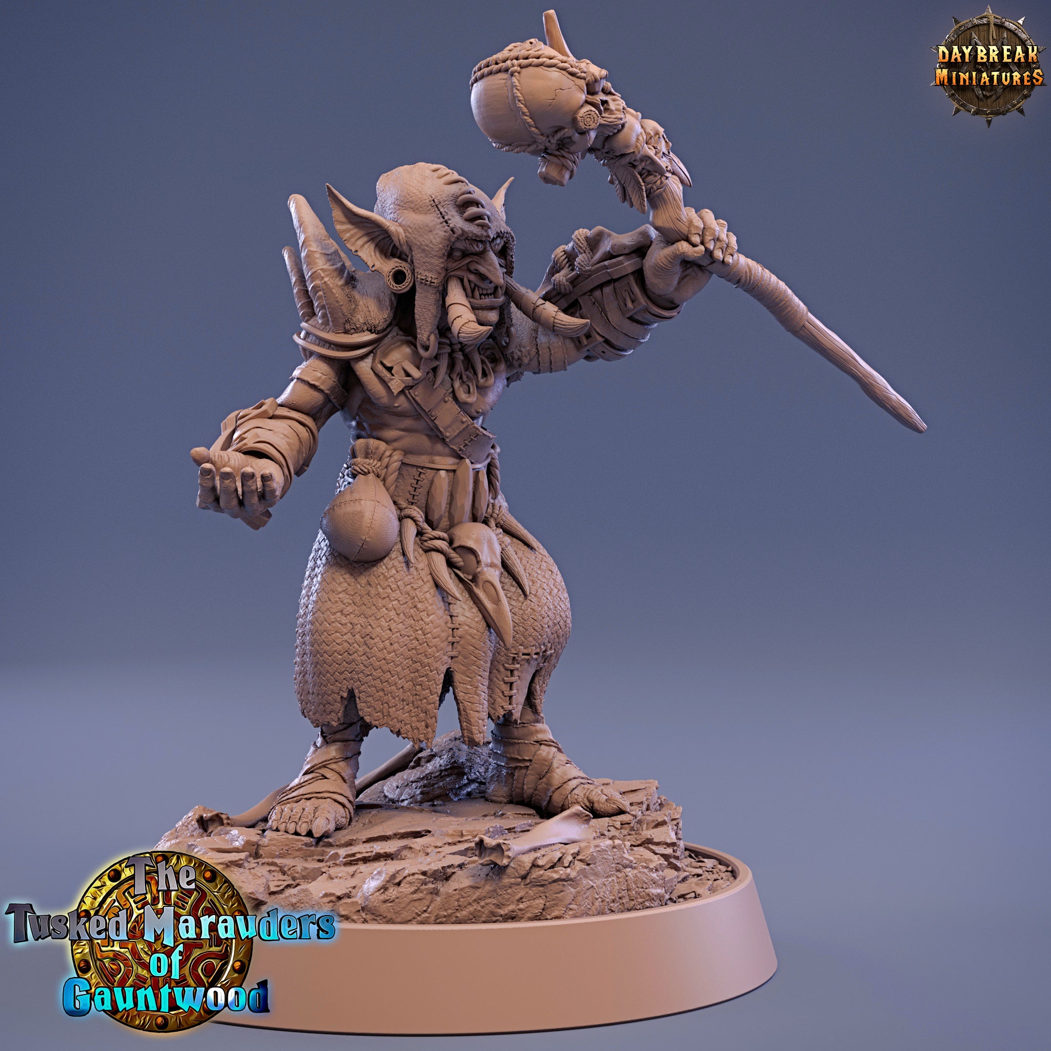 Peau verte - Stanka Noobli, Les Maraudeurs à défenses de Gauntwood, miniatures de l'aube