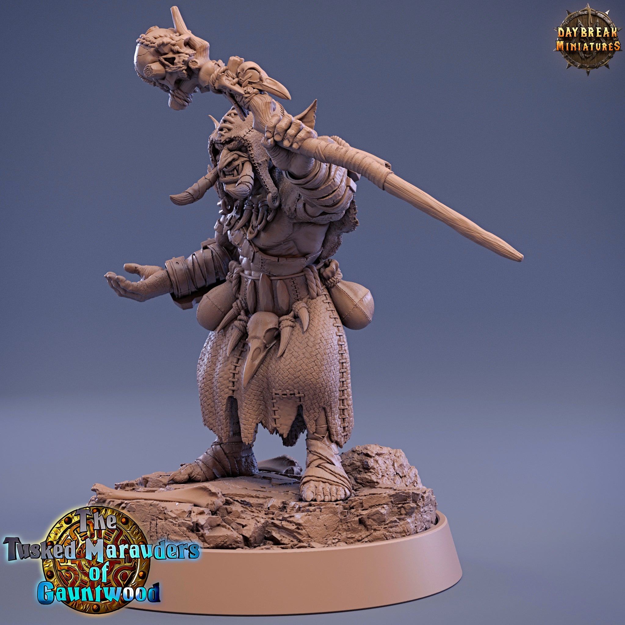 Peau verte - Stanka Noobli, Les Maraudeurs à défenses de Gauntwood, miniatures de l'aube
