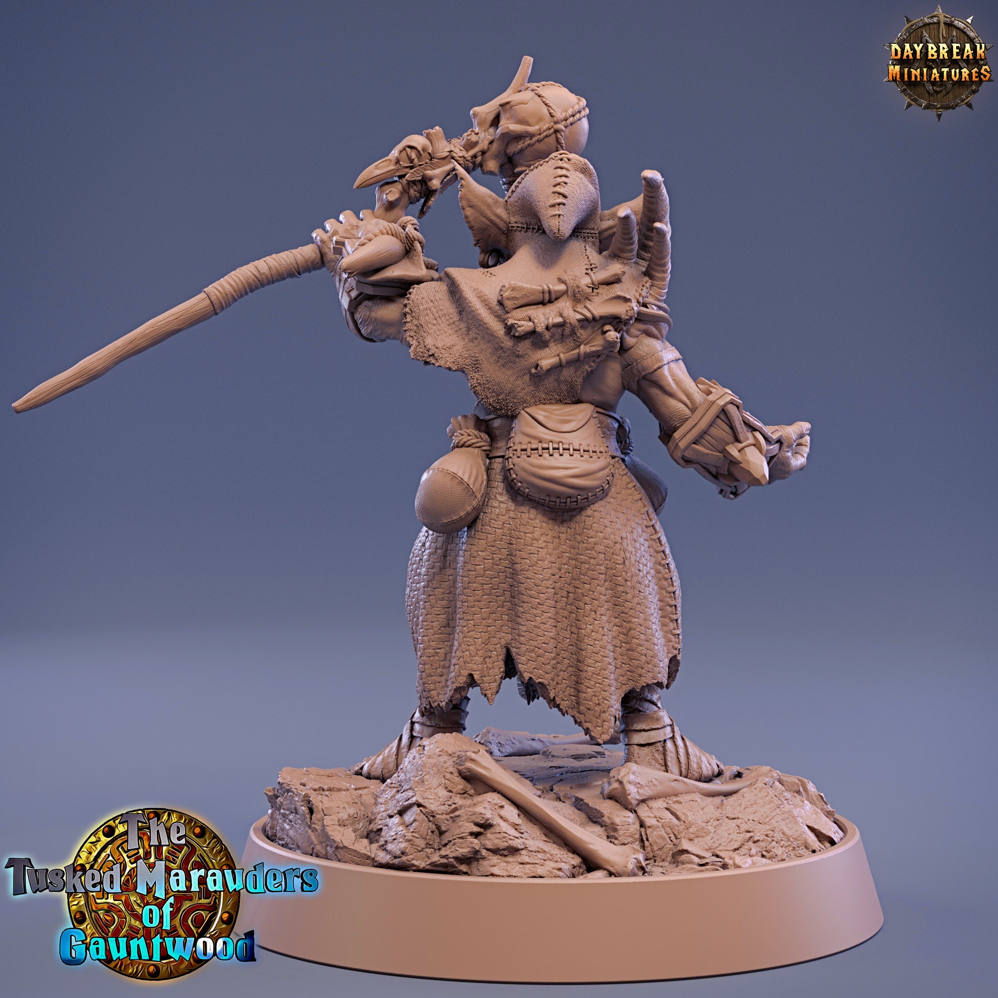 Peau verte - Stanka Noobli, Les Maraudeurs à défenses de Gauntwood, miniatures de l'aube