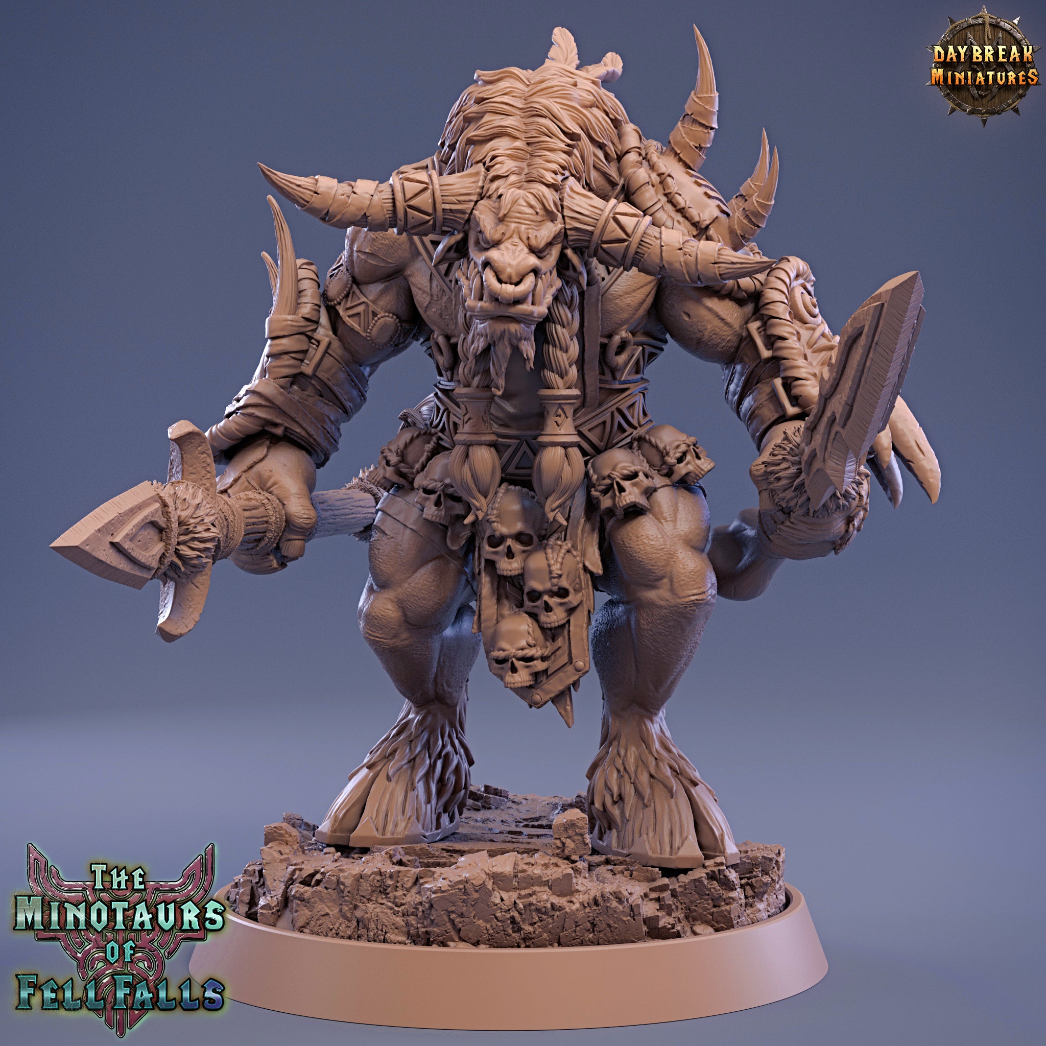 Hommes-bêtes - Tumnus Greathoove, Les Minotaures des Chutes Fell, Daybreak Miniatures