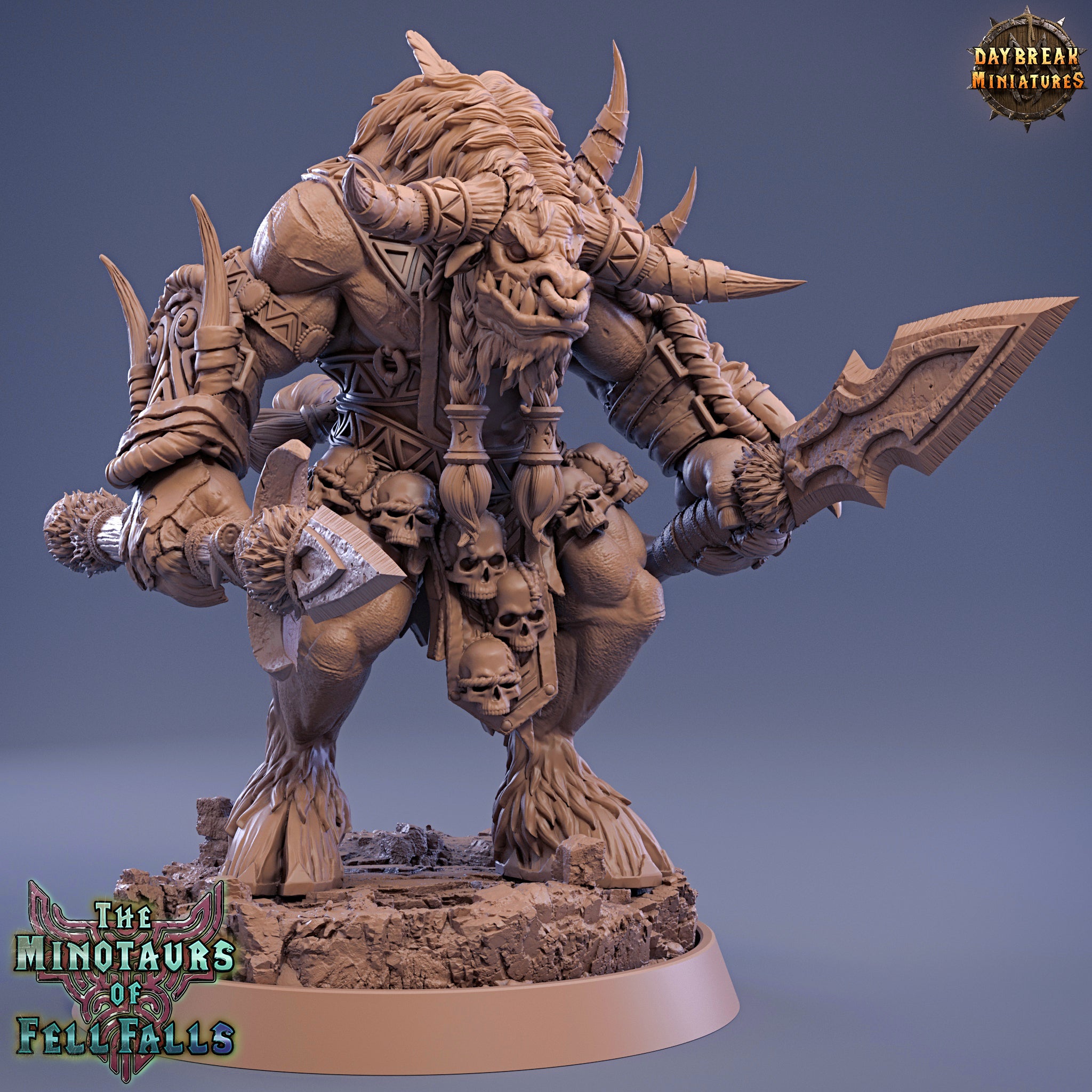 Hommes-bêtes - Tumnus Greathoove, Les Minotaures des Chutes Fell, Daybreak Miniatures