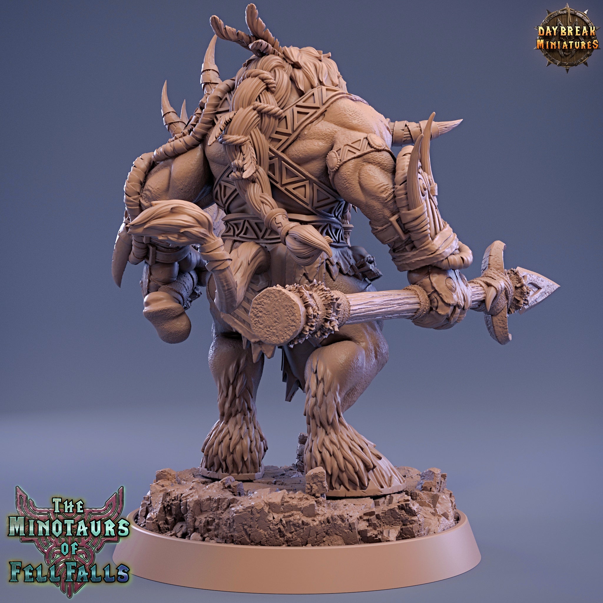 Hommes-bêtes - Tumnus Greathoove, Les Minotaures des Chutes Fell, Daybreak Miniatures