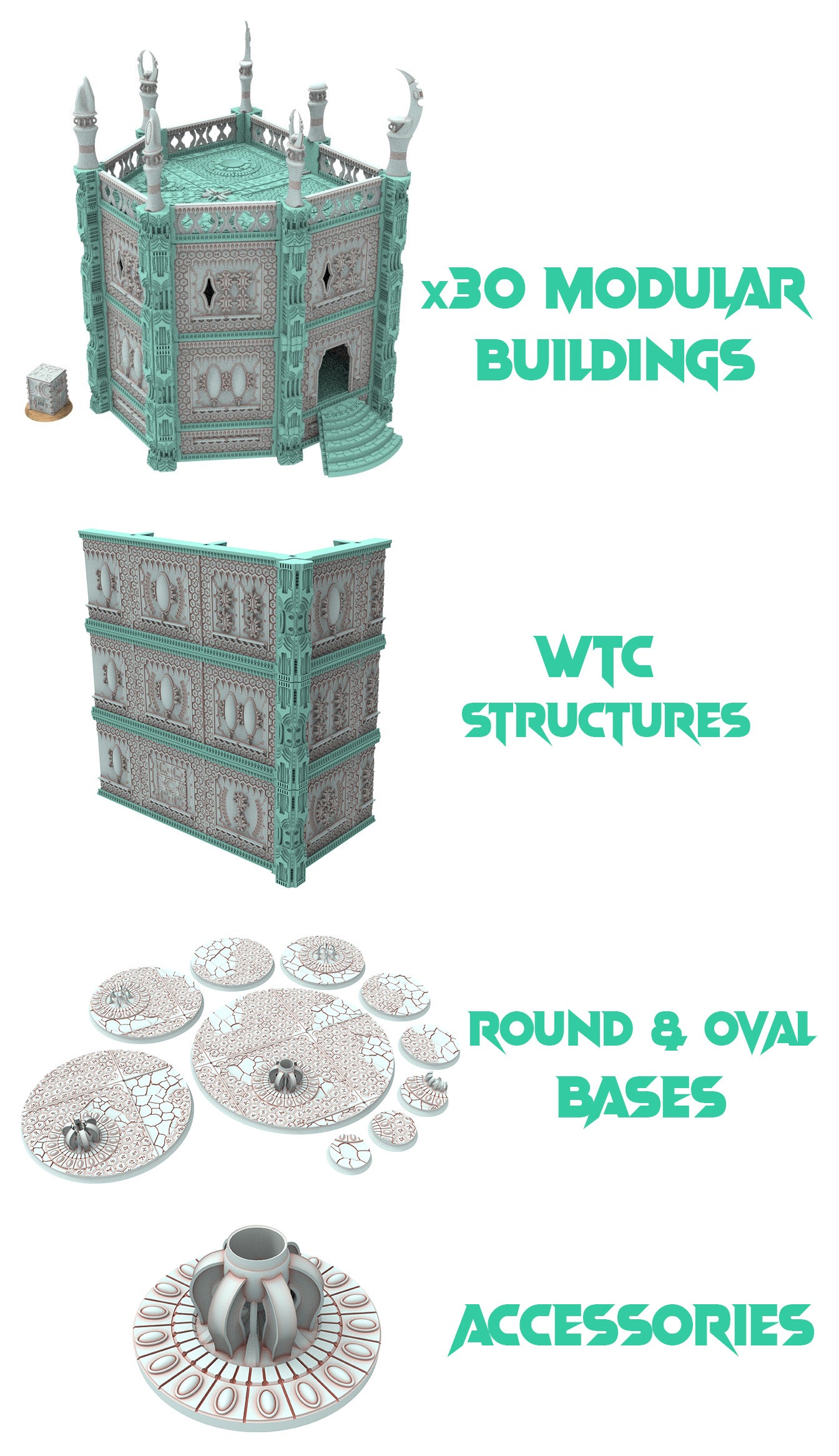 Damocles City Builder - Dark city of Myriam - Modular Buildings & Full Biome