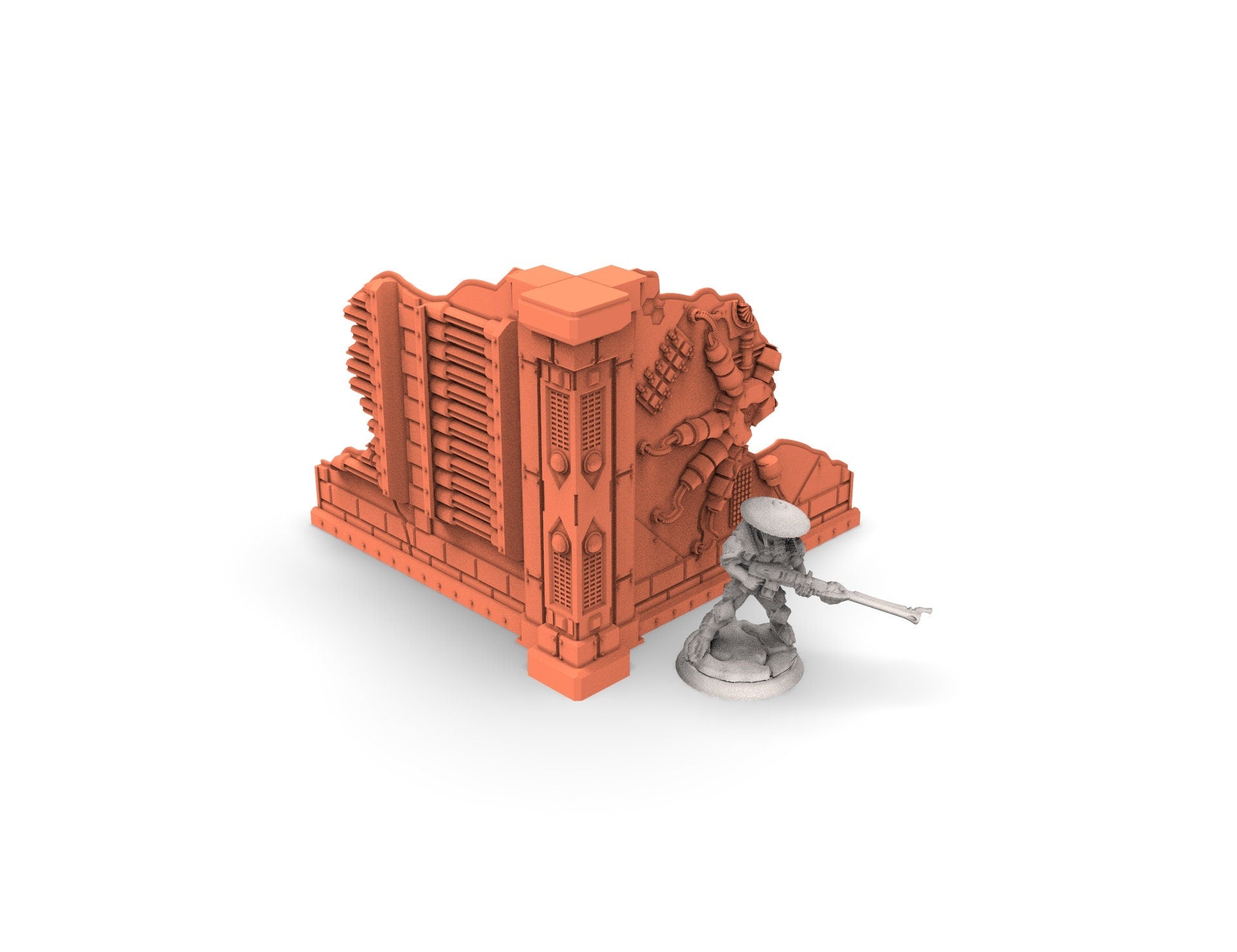 Bâtiment industriel utilisable pour warmachine, infinity, scifi wargame...