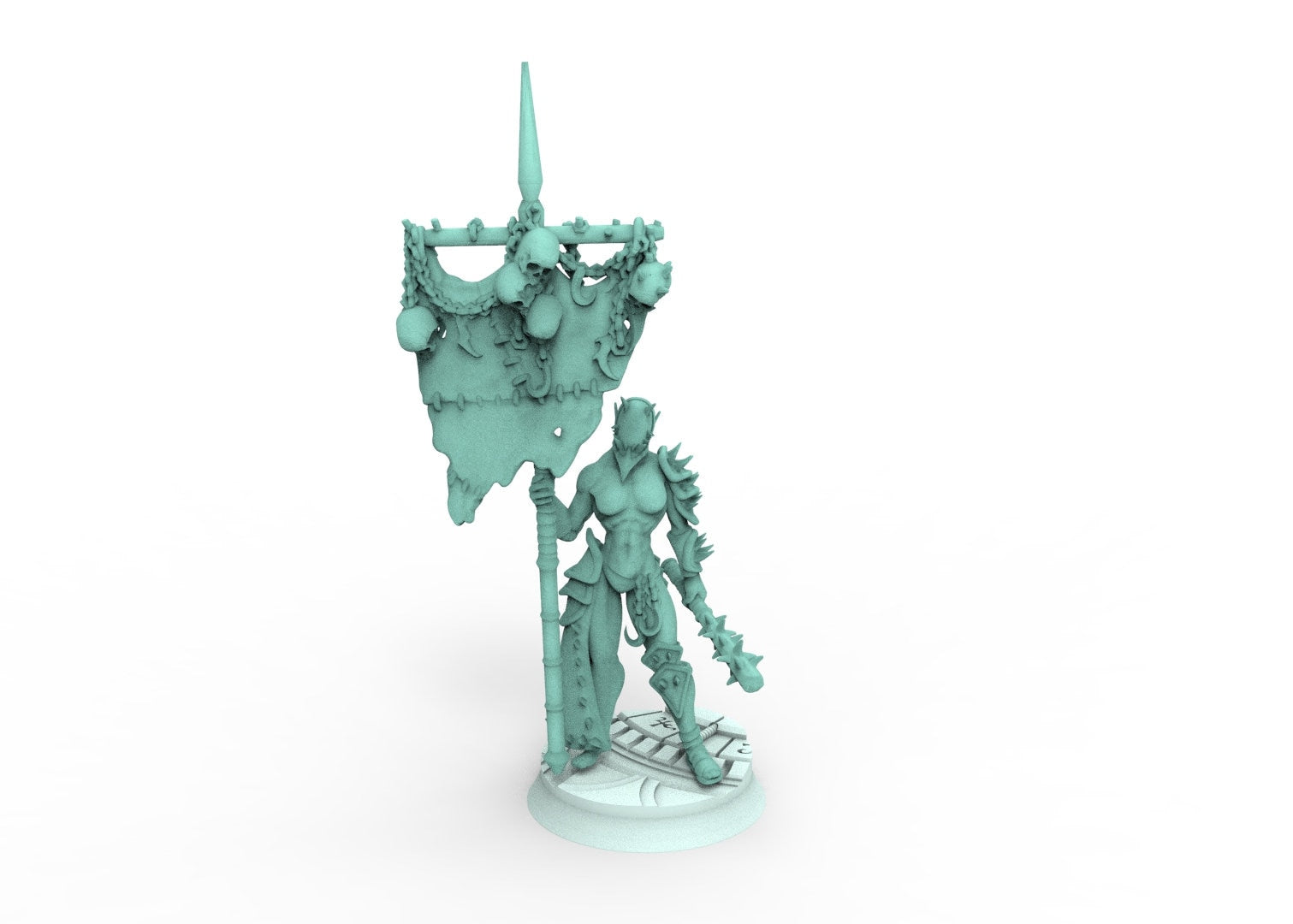 Dark City - Warboss tortured wracked warrior Dark eldar drow