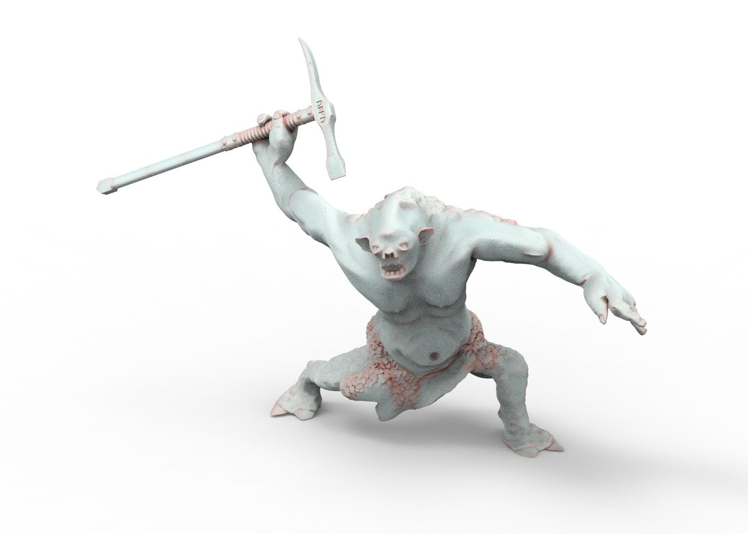 Trolls des cavernes sauvages, la rébellion du spartatroll, figurines pour wargame D&amp;D, Lotr...