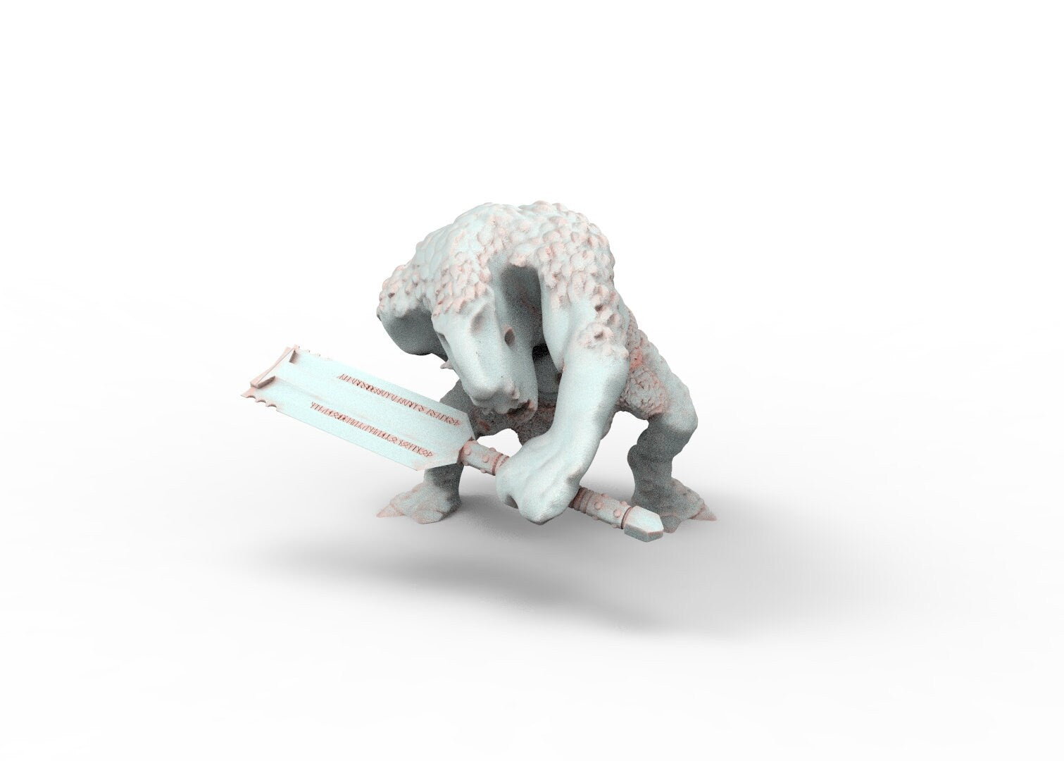 Trolls des cavernes sauvages, la rébellion du spartatroll, figurines pour wargame D&amp;D, Lotr...