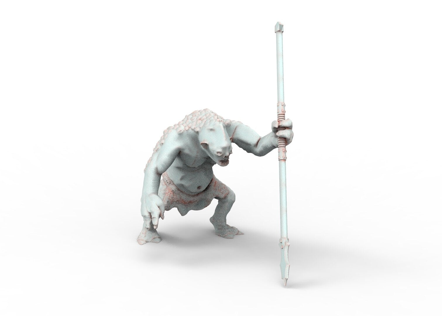 Trolls des cavernes sauvages, la rébellion du spartatroll, figurines pour wargame D&amp;D, Lotr...
