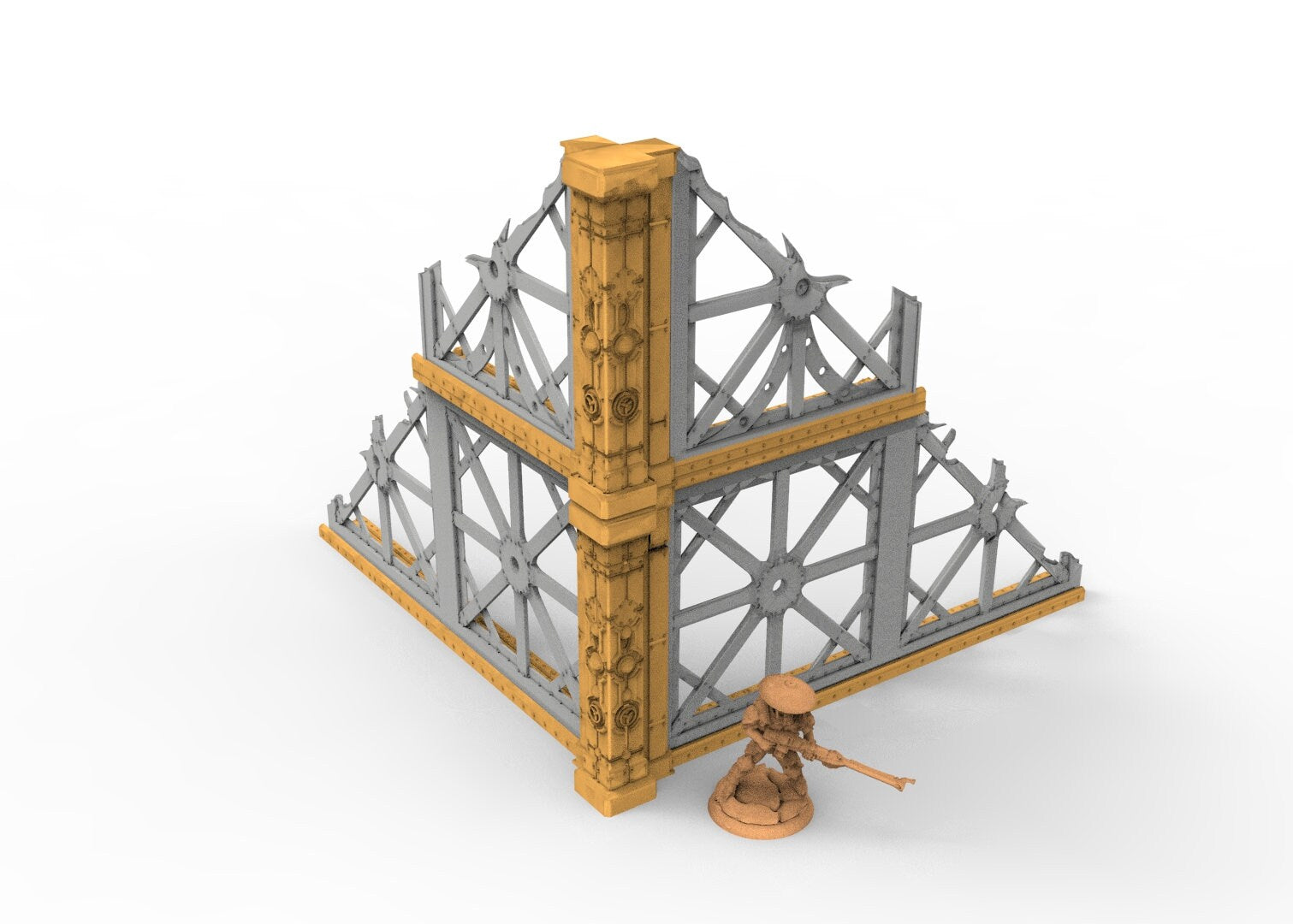 Bâtiment militaire utilisable pour warmachine, infinity, scifi wargame...