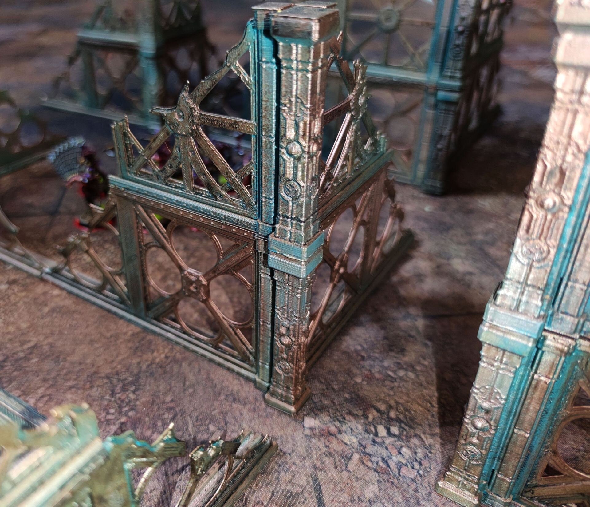 Bâtiment militaire utilisable pour warmachine, infinity, scifi wargame...