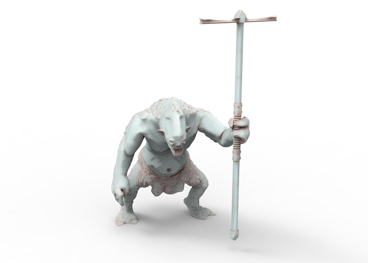 Trolls des cavernes sauvages, la rébellion du spartatroll, figurines pour wargame D&amp;D, Lotr...