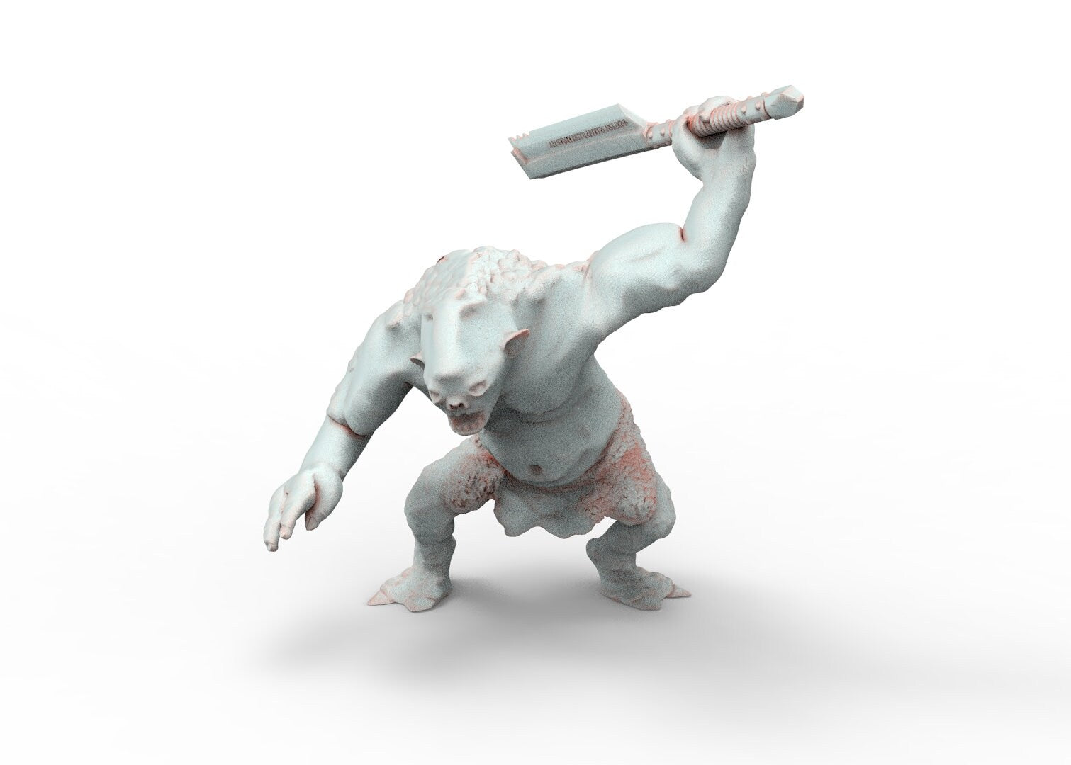 Trolls des cavernes sauvages, la rébellion du spartatroll, figurines pour wargame D&amp;D, Lotr...