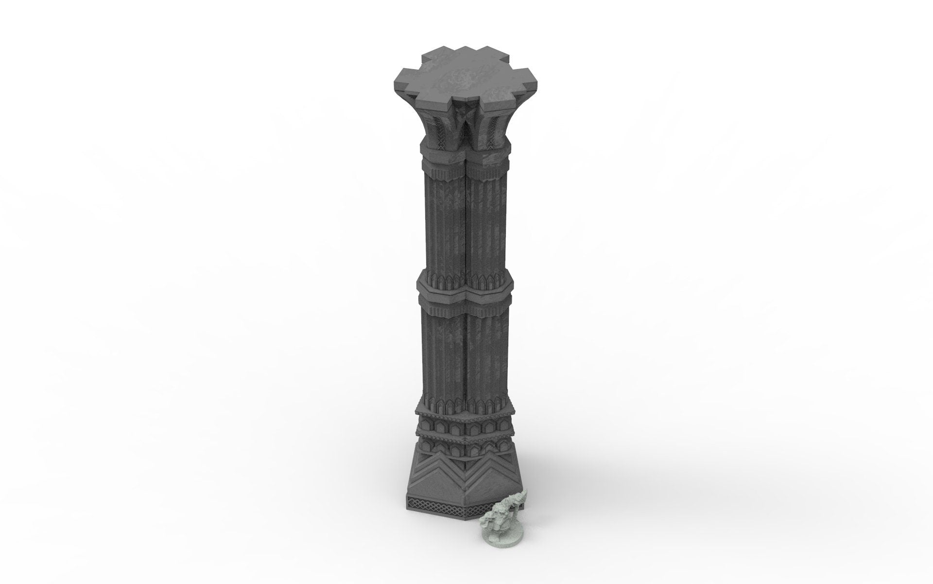 Piliers et stèles de mines nains utilisables pour le seigneur des anneaux, jeu de guerre fantastique... V17-22
