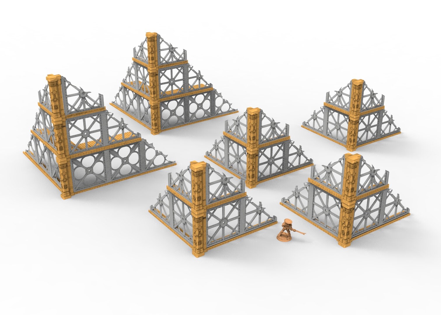Bâtiment militaire utilisable pour warmachine, infinity, scifi wargame...