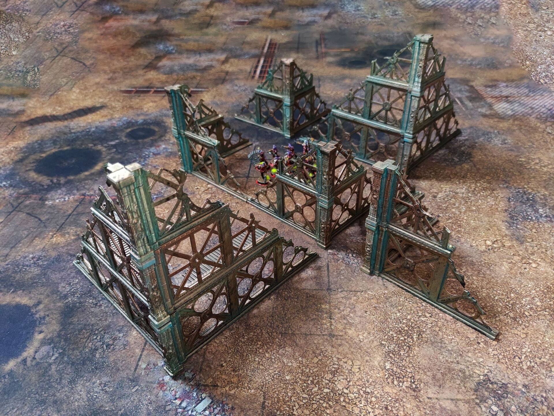 Bâtiment militaire utilisable pour warmachine, infinity, scifi wargame...