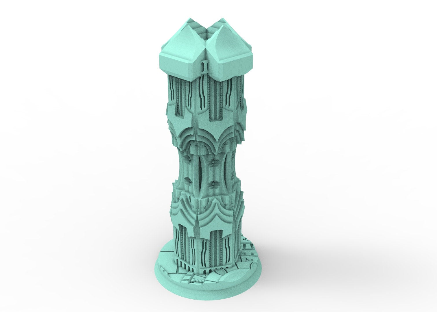 Dark City - Objective 40mm Dark eldar drow city pattern