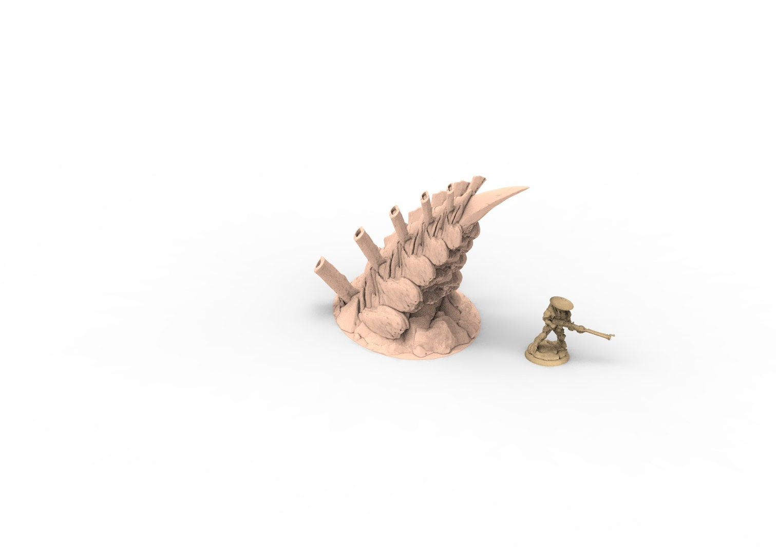 Fukai 41-50 Forest usable for tyranids, warmachine, infinity, scifi wargame...