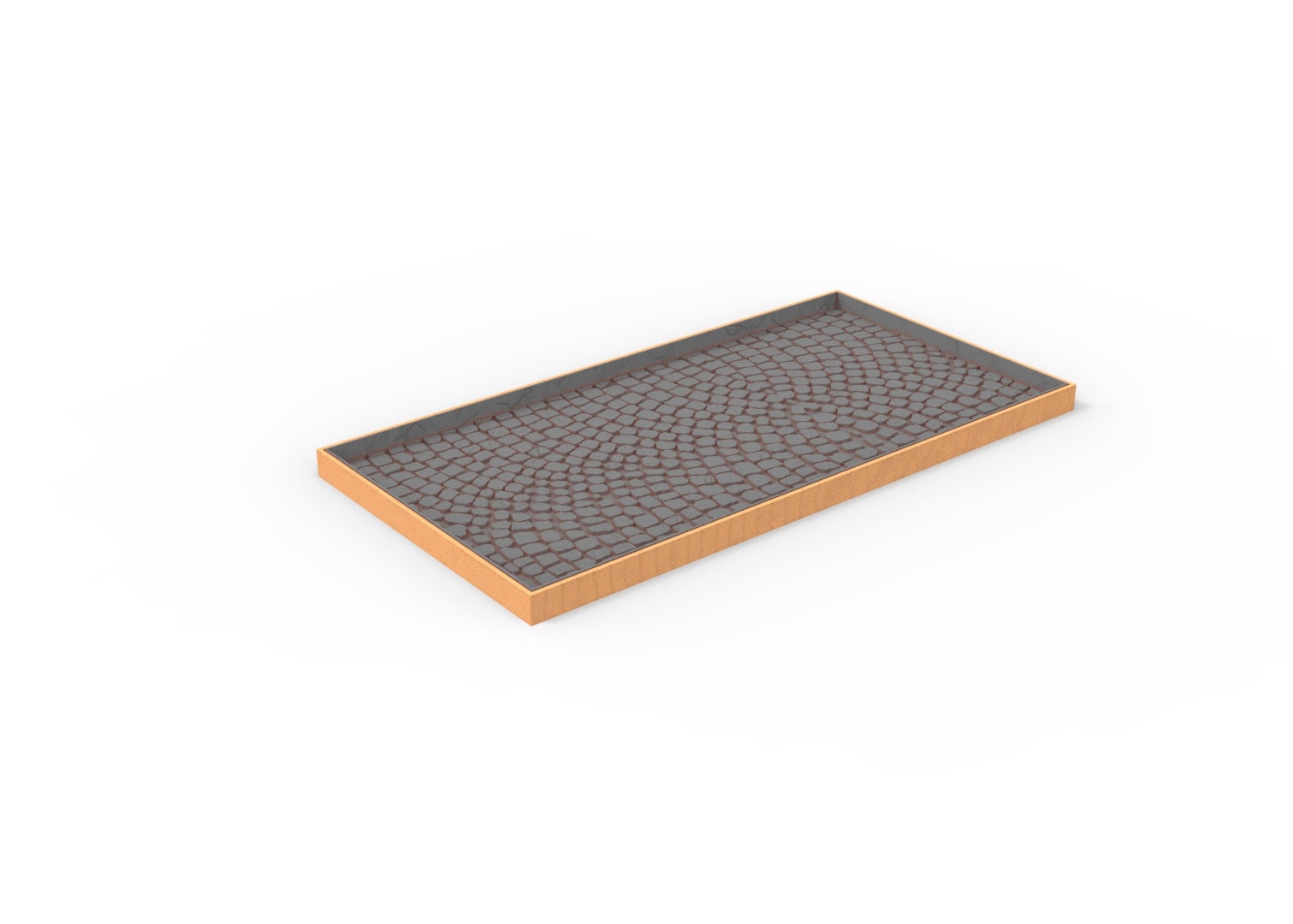 Pavement movement trays usable for Oldhammer, 9th age, King of war, Donjon et dragon, Confrontation, wargame...