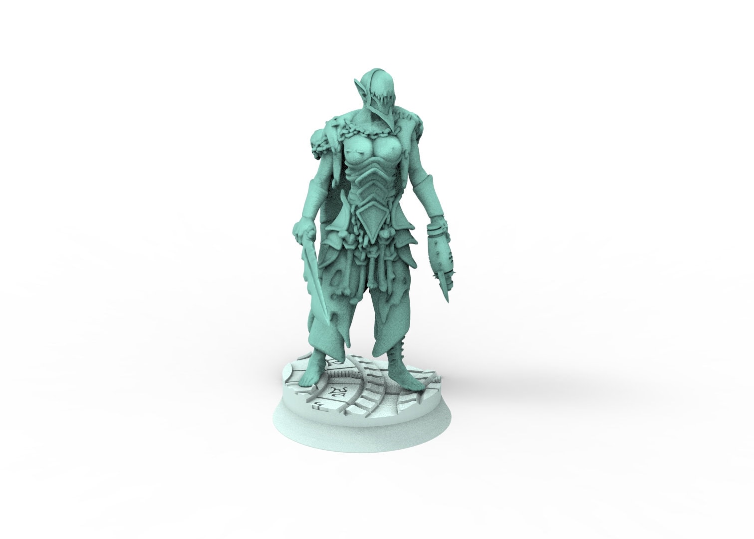 Dark City - Warboss tortured wracked warrior Dark eldar drow