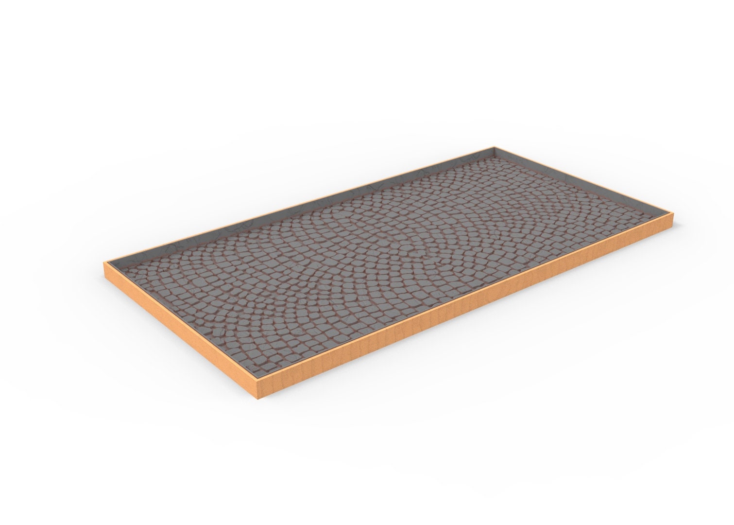 Pavement movement trays usable for Oldhammer, 9th age, King of war, Donjon et dragon, Confrontation, wargame...