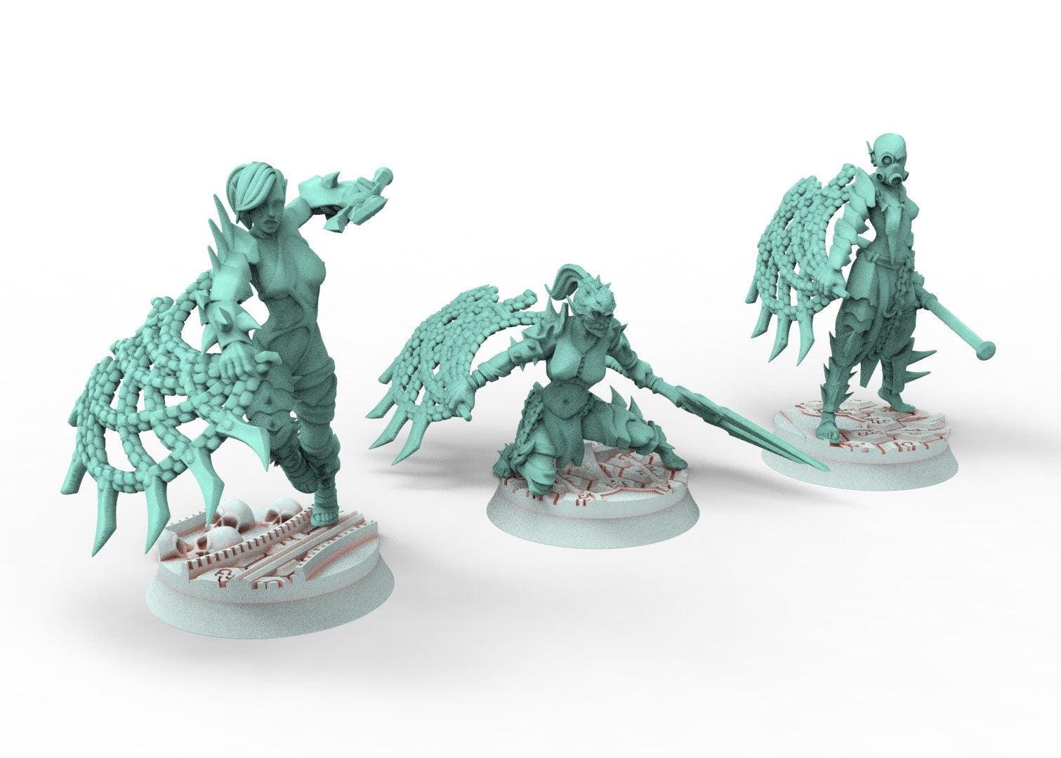 Dark City - Female gladiators of the Arena Dark eldar drow