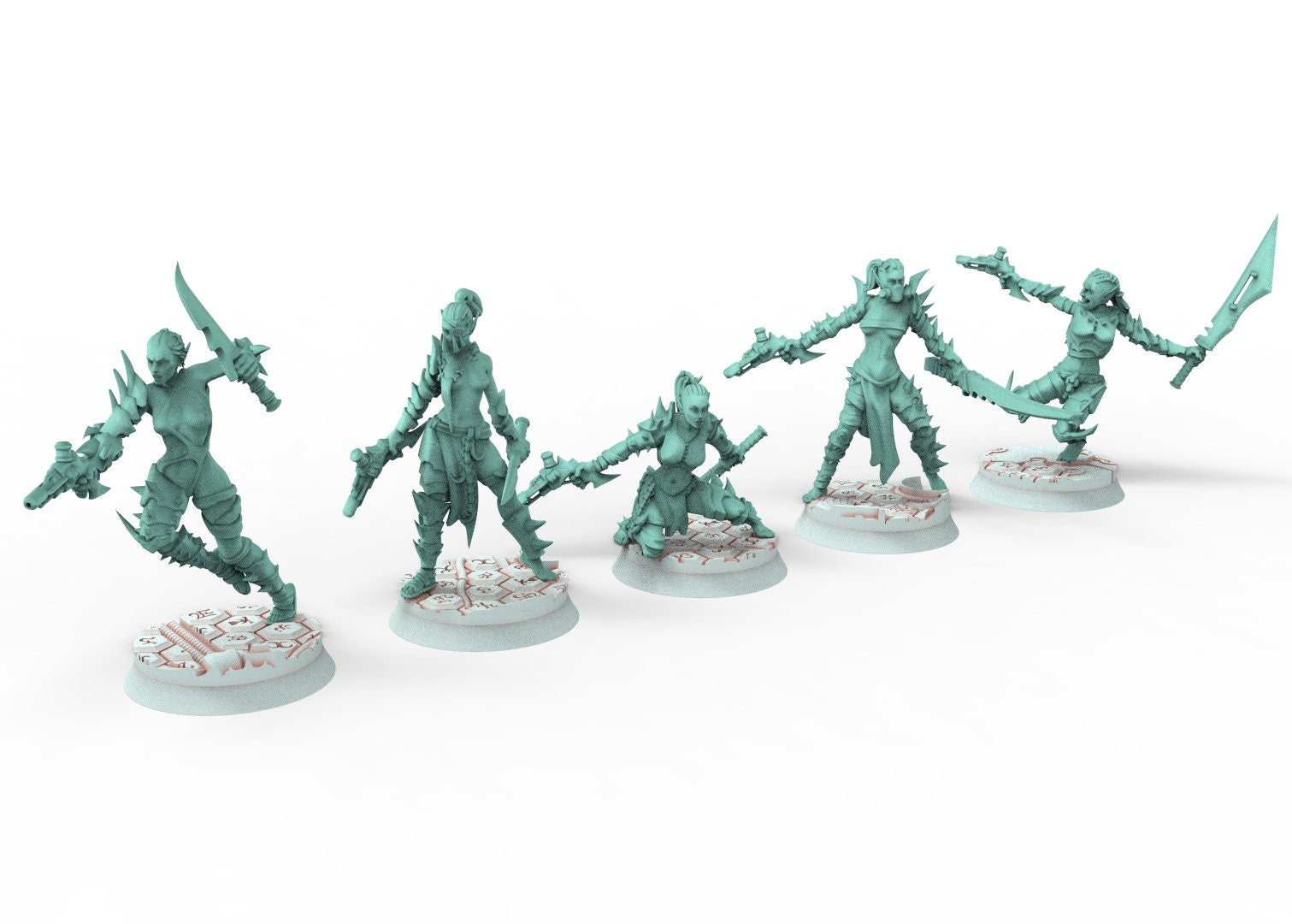 Dark City - Female gladiators of the Arena Dark eldar drow