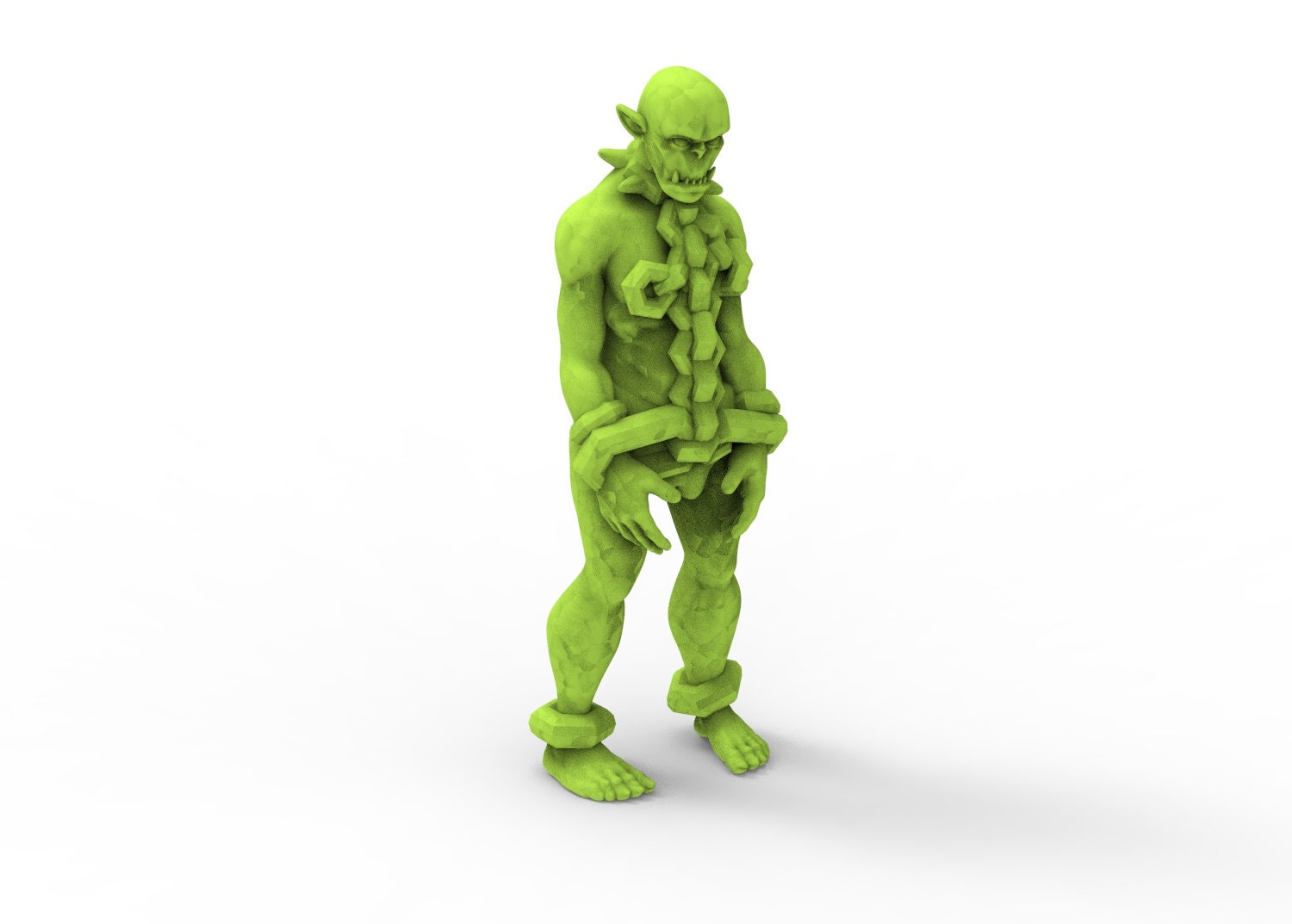 Green Skin - Orcs and Goblins Slaves x5 - Edge Miniatures