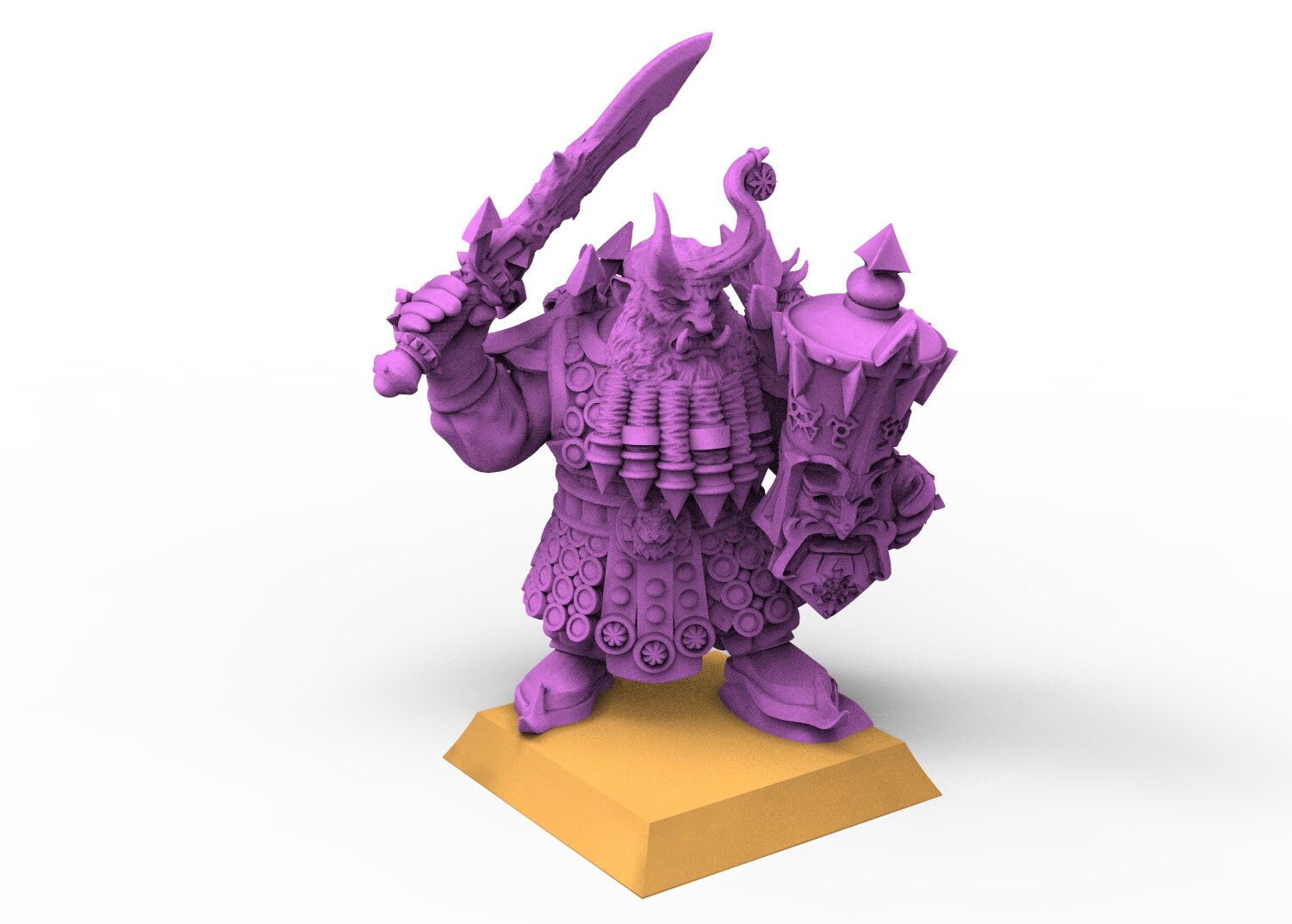 Nain infernal du Chaos Immortels fantassins épéistes utilisables pour Oldhammer, bataille, roi des guerres, 9e âge