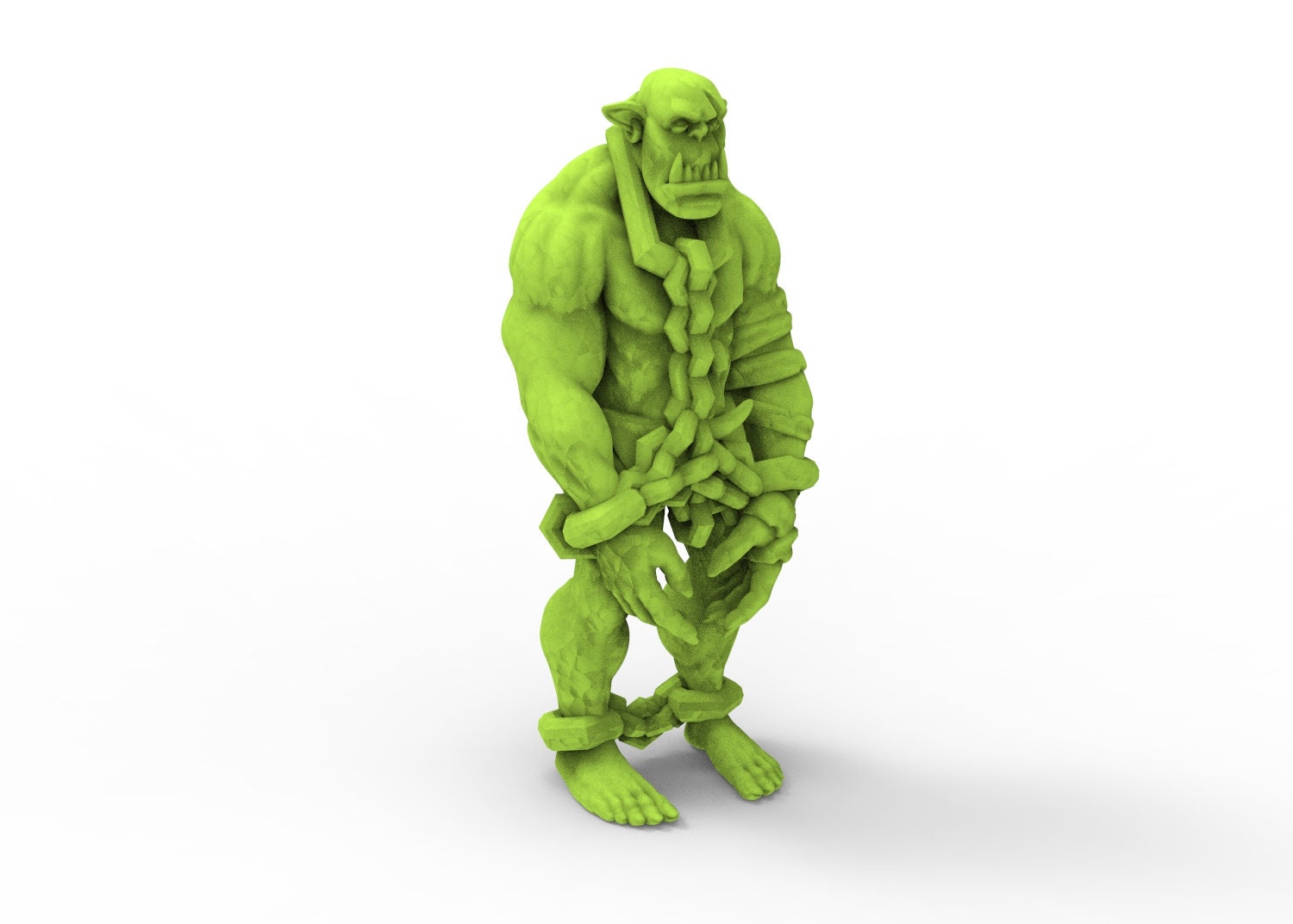 Green Skin - Orcs and Goblins Slaves x5 - Edge Miniatures