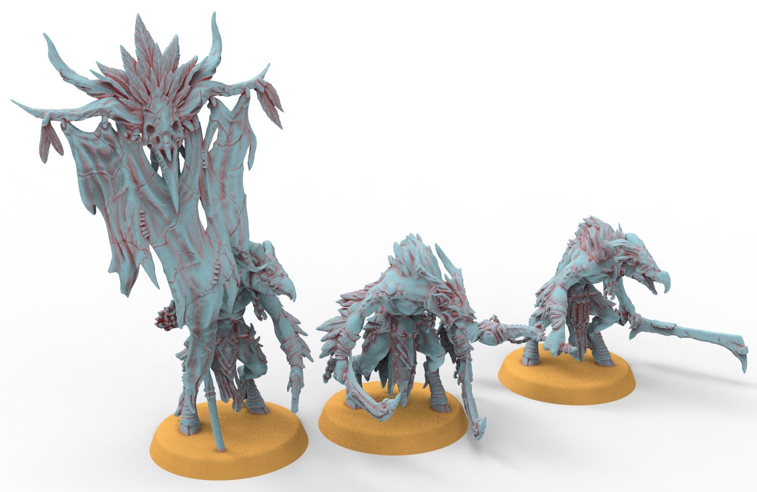 Anitya cult - Avian raiders Swords & Shield chicken warriors of Chaos 
