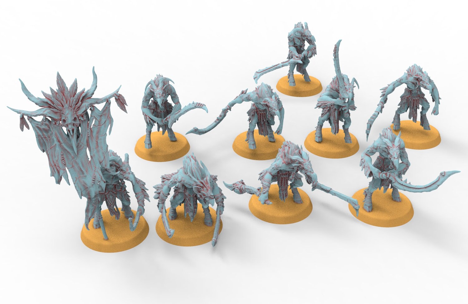 Anitya cult - Avian raiders command group chicken warriors of Chaos 