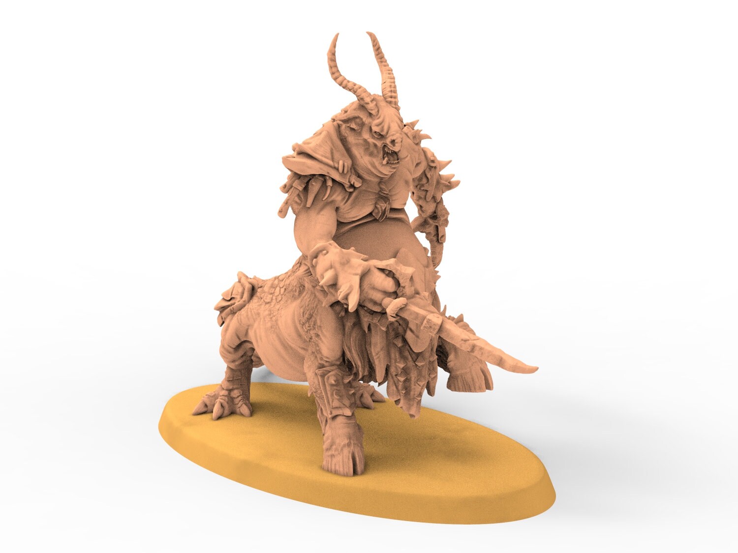 Beastmen - Centigon Squad Beastmen warriors of Chaos