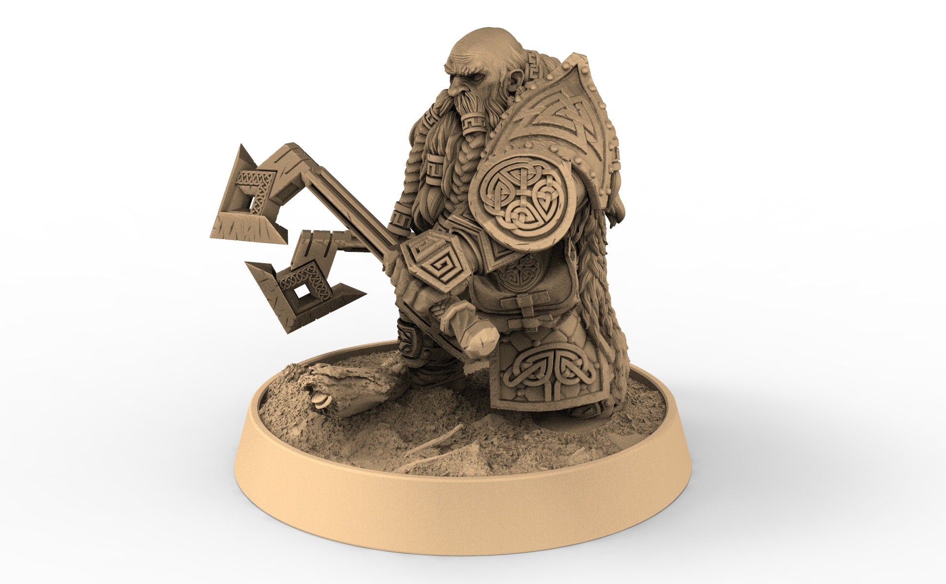 Nains - Bouldus Hakkerman Les Corbeaux Blancs de Norrokk, miniatures de l'aube