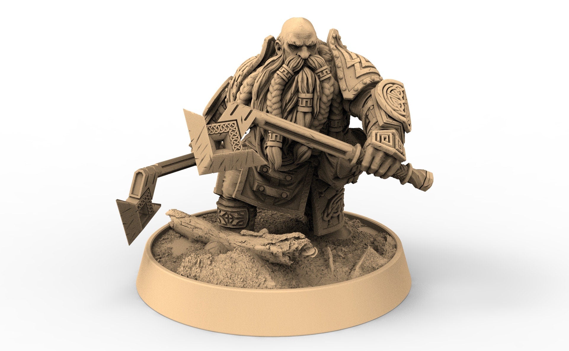 Nains - Bouldus Hakkerman Les Corbeaux Blancs de Norrokk, miniatures de l'aube