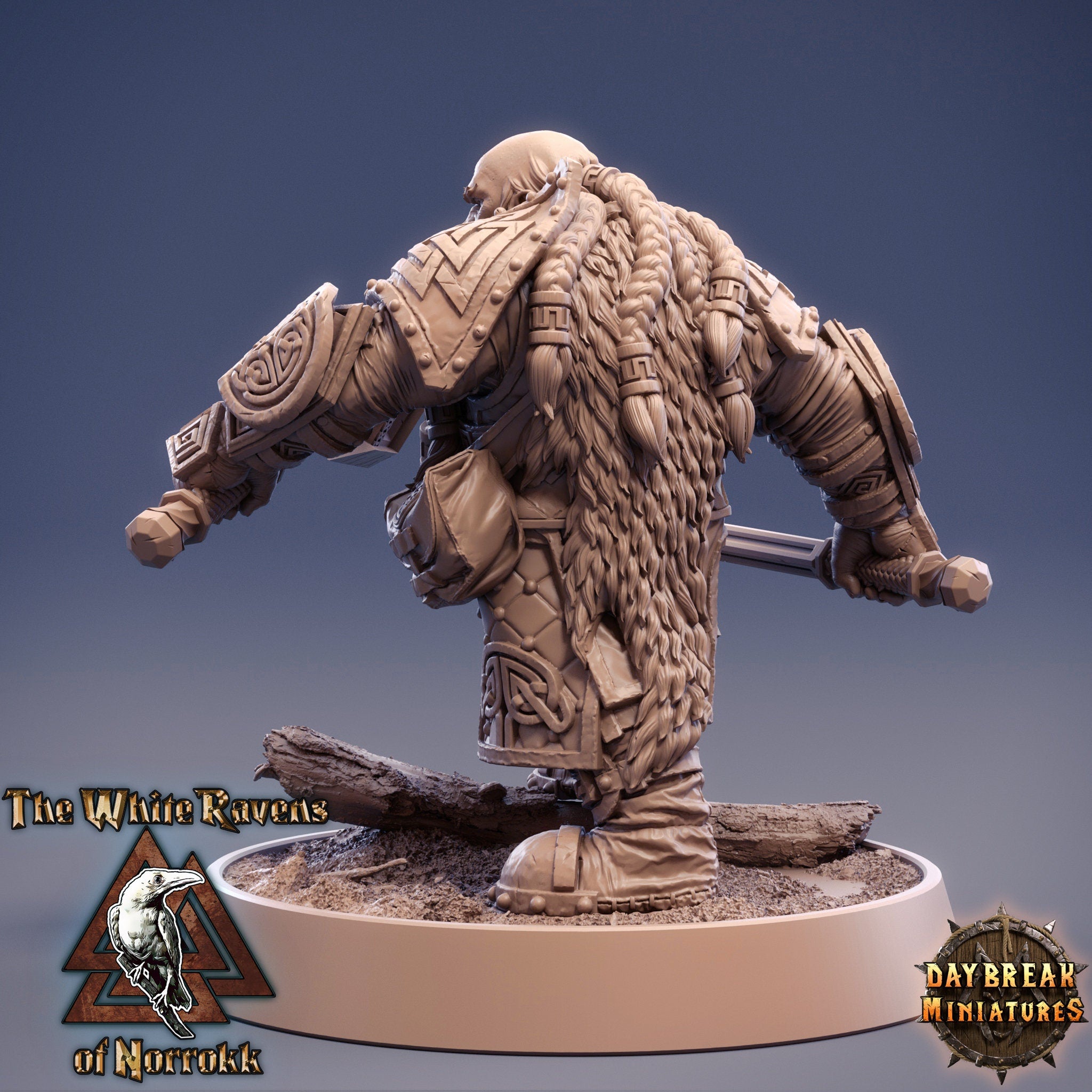 Nains - Bouldus Hakkerman Les Corbeaux Blancs de Norrokk, miniatures de l'aube