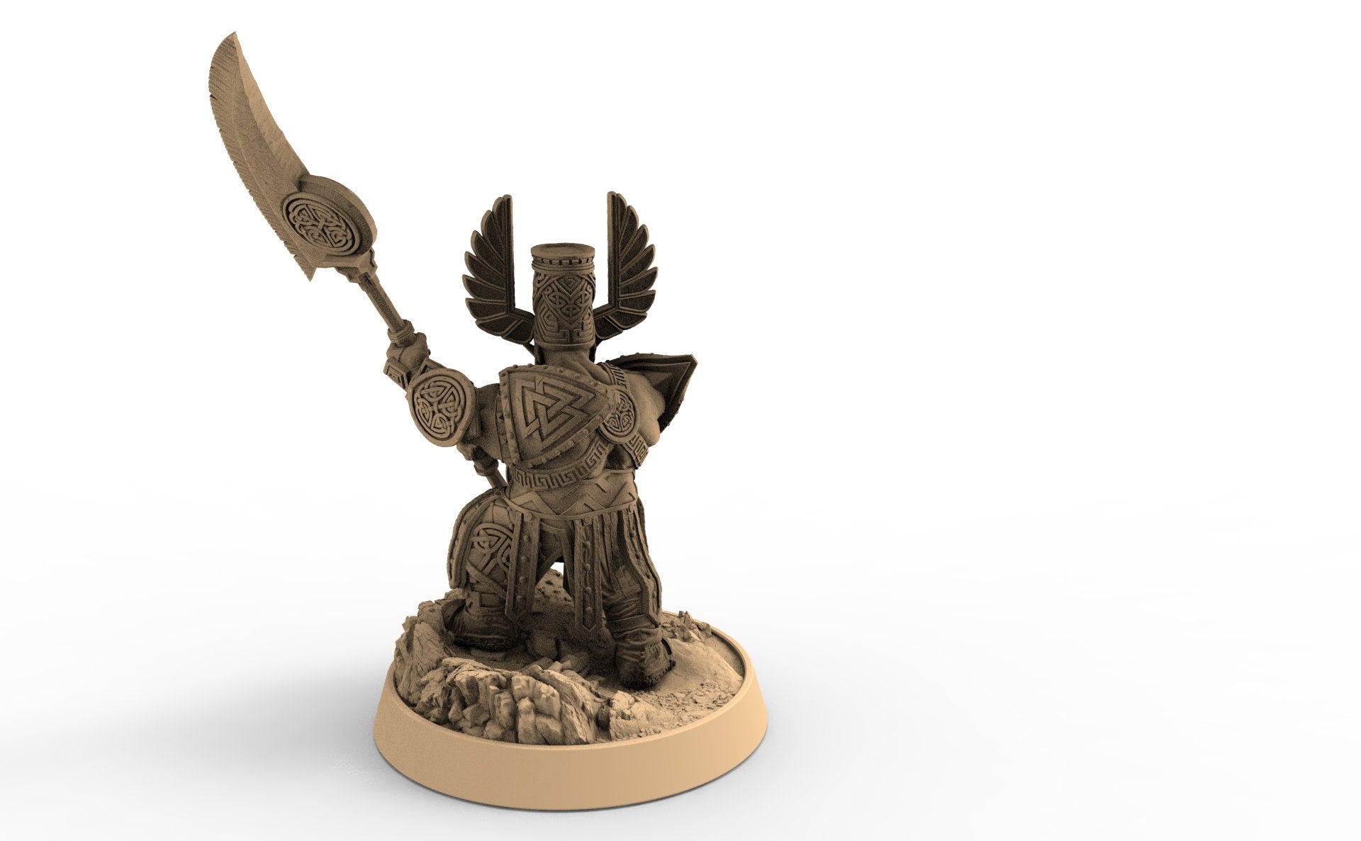 Dwarves - Elder Thane Rauban Slicer The White Ravens of Norrokk, daybreak miniatures