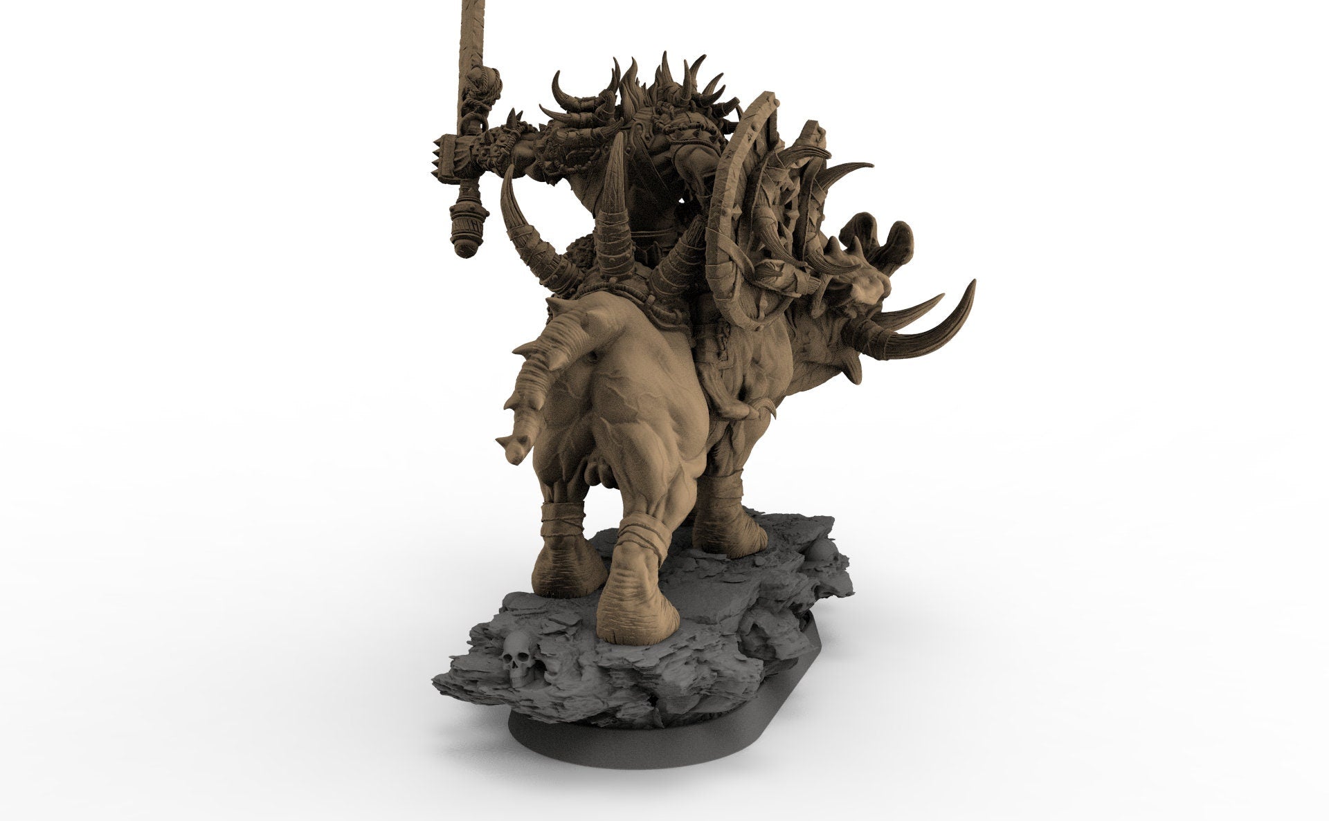 Gleesh sur Grinderwulf, Les Gnolls de la Forêt de Sang, miniatures de l'aube